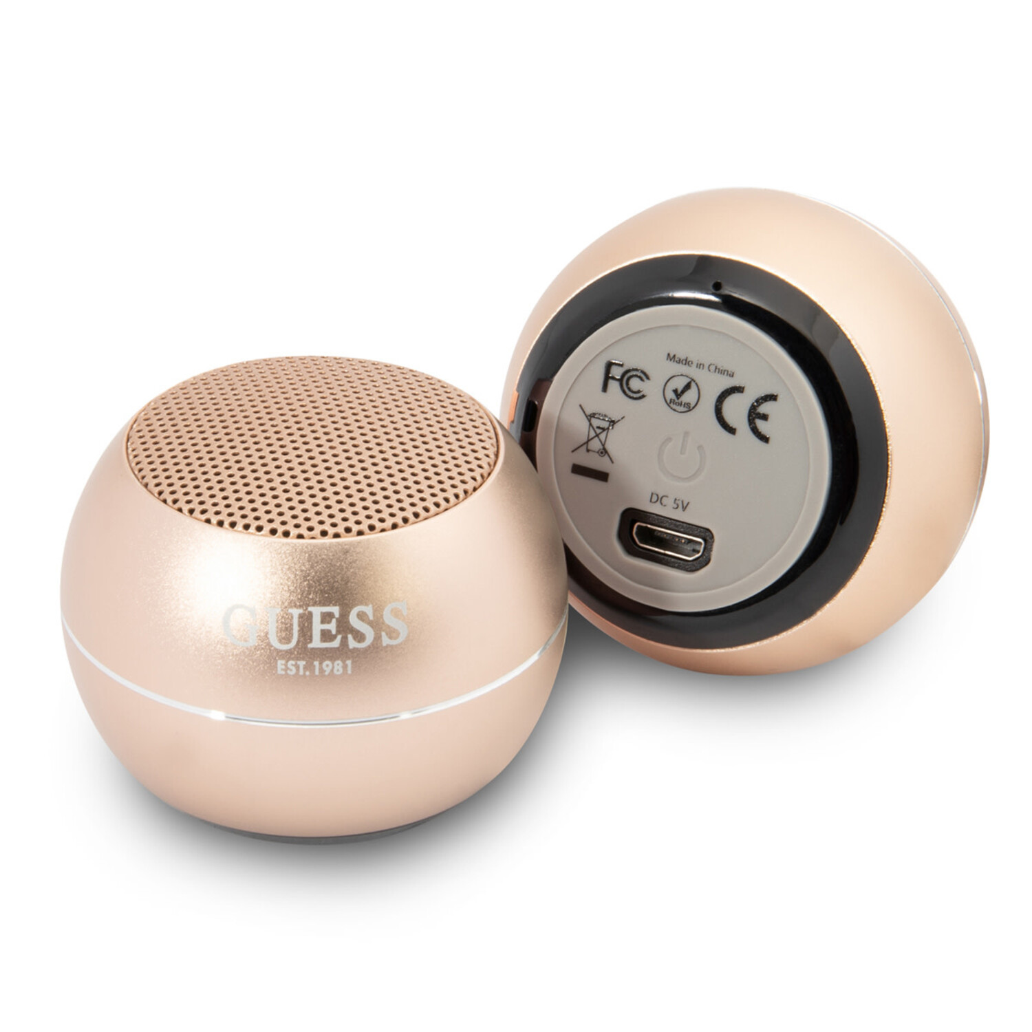 Guess Guess Mini Bluetooth Speaker - 3W Leistung &amp; 4 Stunden Spielzeit - Gold