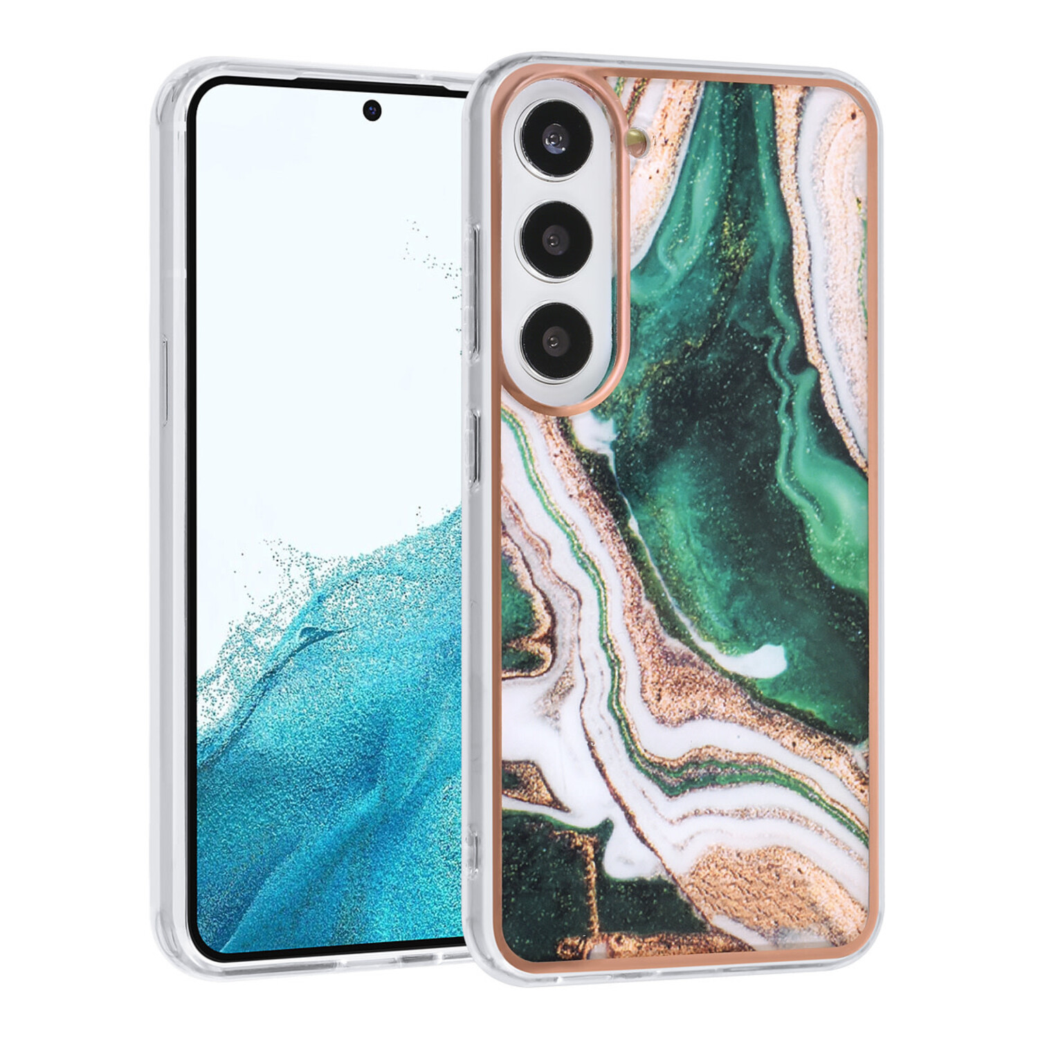 UNIQ Accessory UNIQ Accessory Galaxy S23 TPU Hülle - Marble Green