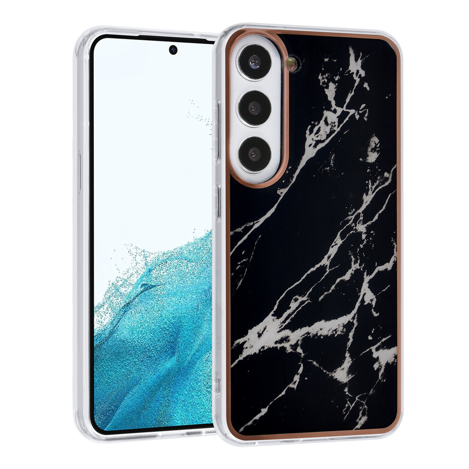 UNIQ Accessory UNIQ Accessory Galaxy S23 TPU Hülle - Marble Black