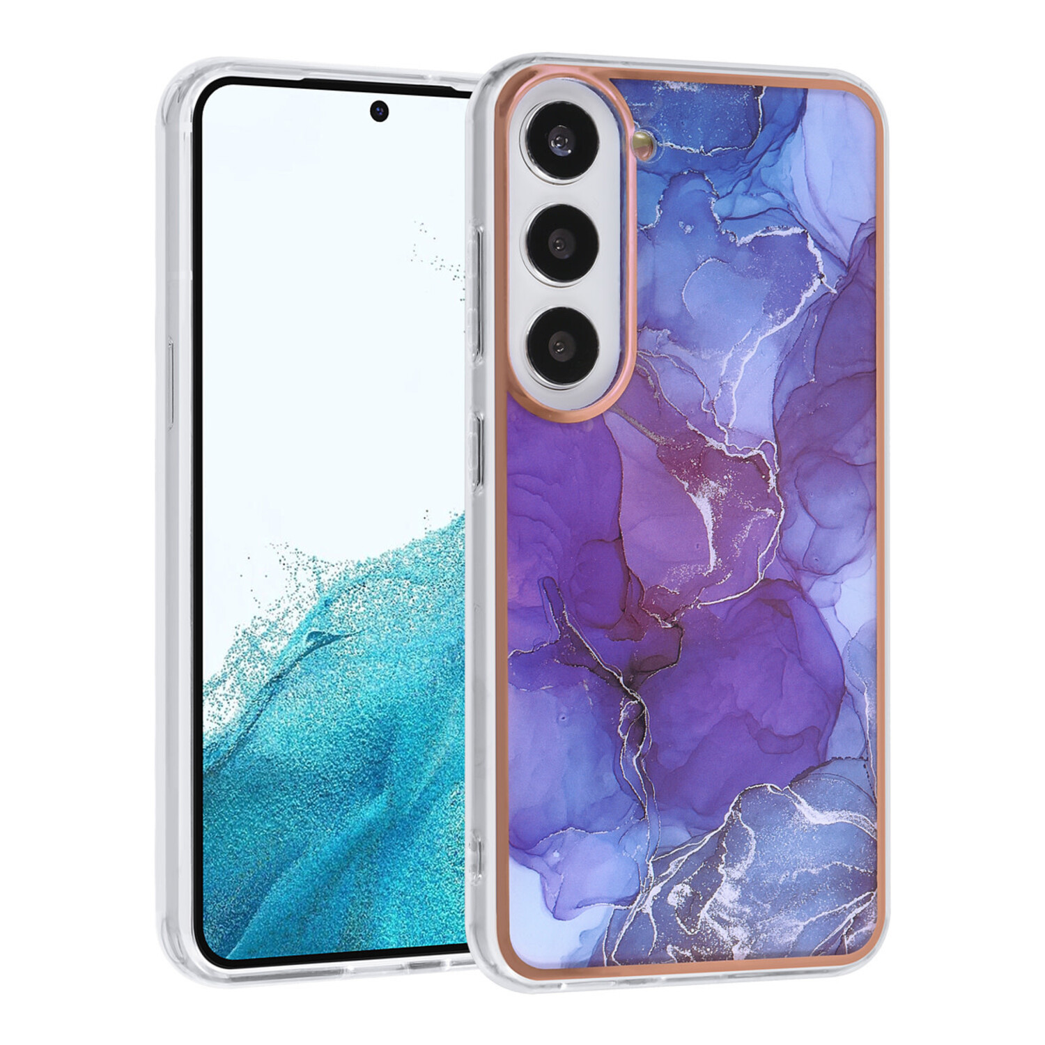 UNIQ Accessory UNIQ Accessory Galaxy S23 TPU Hülle - Marble Purple