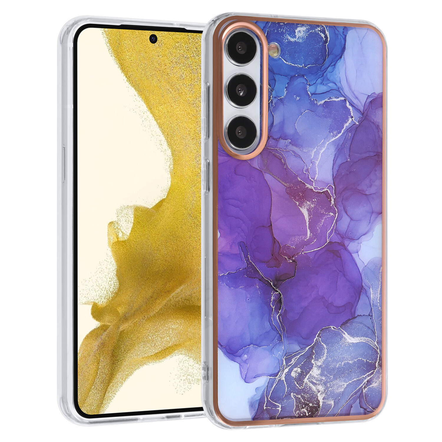 UNIQ Accessory UNIQ Accessory Galaxy S23 Plus TPU Hülle - Marble Purple