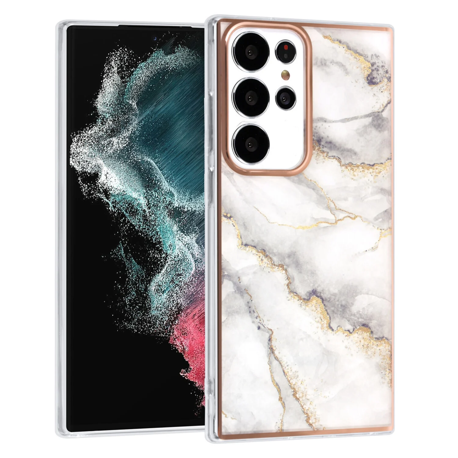UNIQ Accessory UNIQ Accessory Galaxy S23 Ultra TPU Hülle - Marble White
