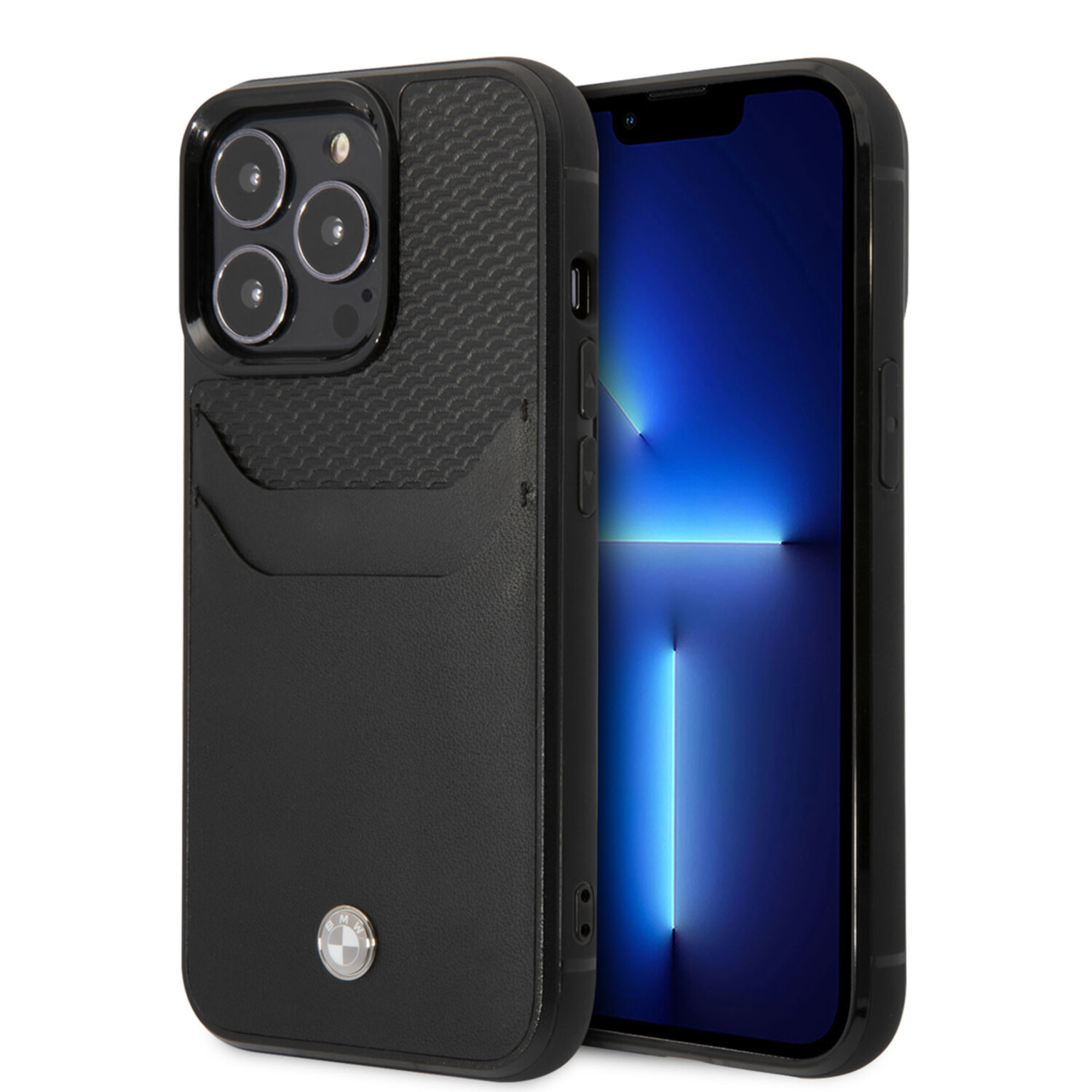 BMW BMW iPhone 14 Pro Max Hardcase-Rückseite - Kartenhalter - Schwarz