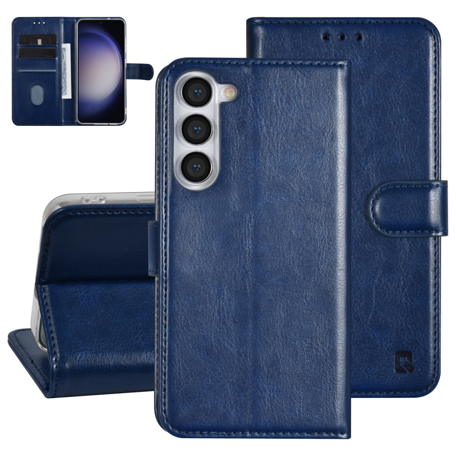 UNIQ Accessory UNIQ Accessory Galaxy S23 Plus Book-Case hul - Kartenhalter für 3 Karten - Magnetverschluss - Blau