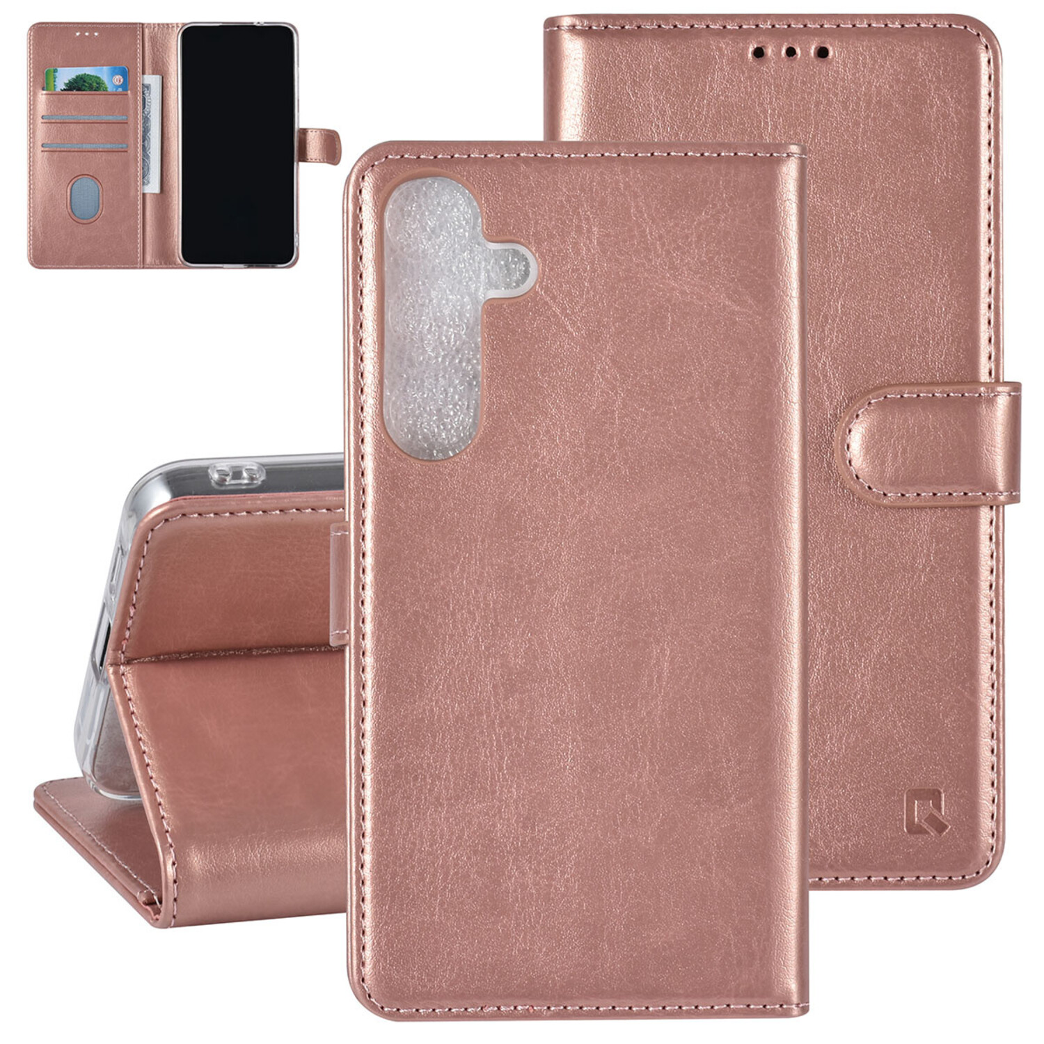 UNIQ Accessory UNIQ Accessory Galaxy S24 Plus Book-Case hul - 3 pasjeshouder - Rose Gold