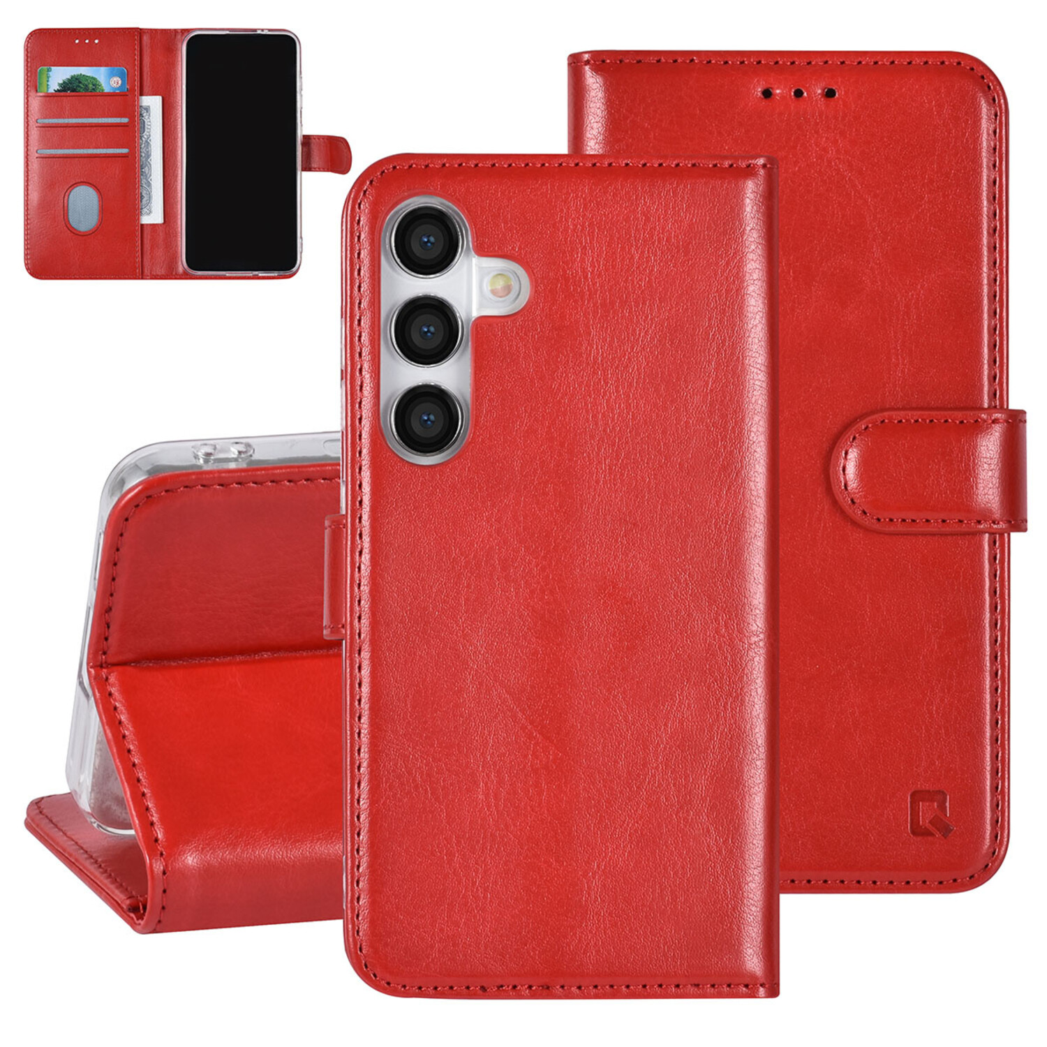 UNIQ Accessory UNIQ Accessory Galaxy S24 Book-Case hul - 3 pasjeshouder - Rot
