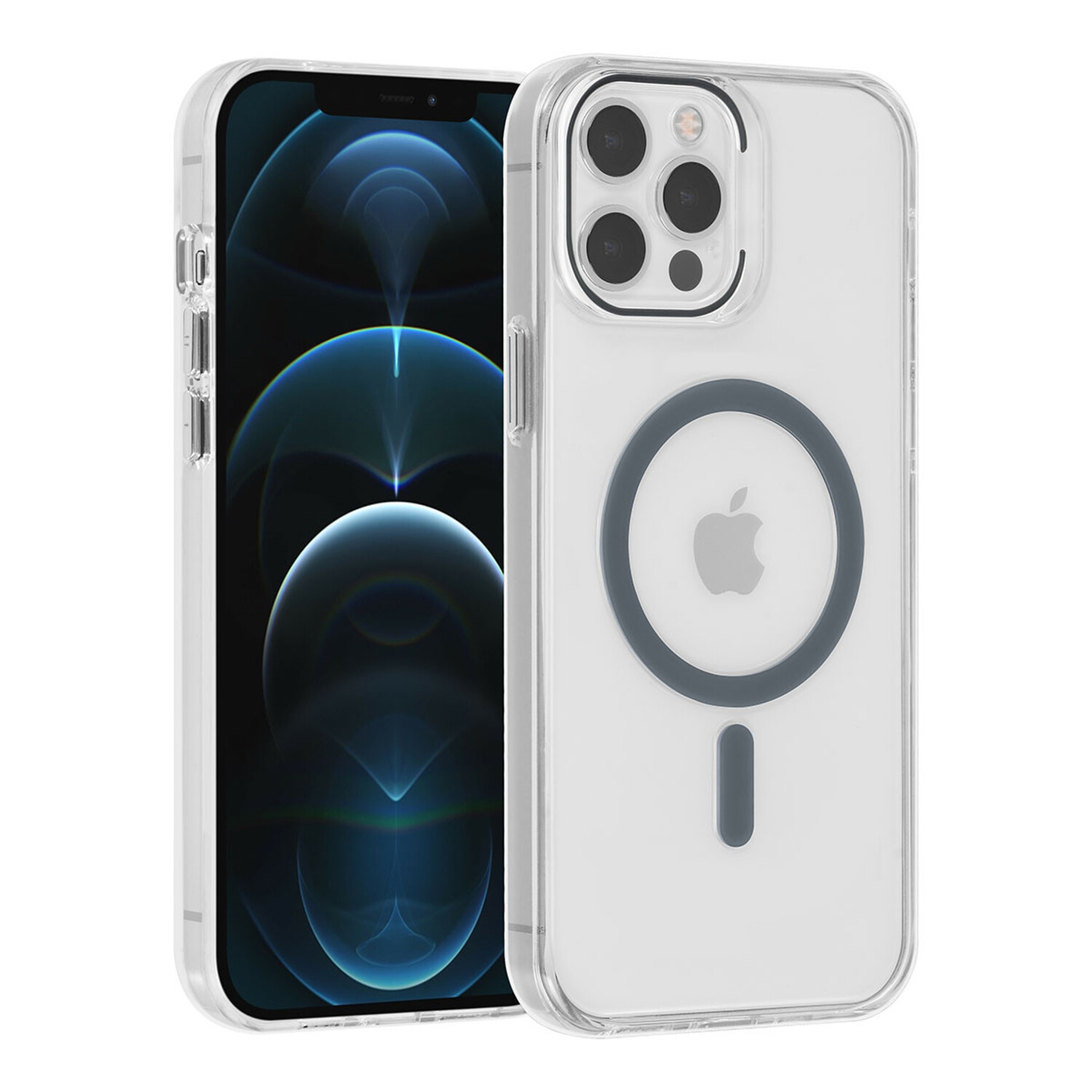 UNIQ Accessory UNIQ Accessory iPhone 12 Pro Max Hardcase-Rückseite - magsafe compatible - transparant - Grau