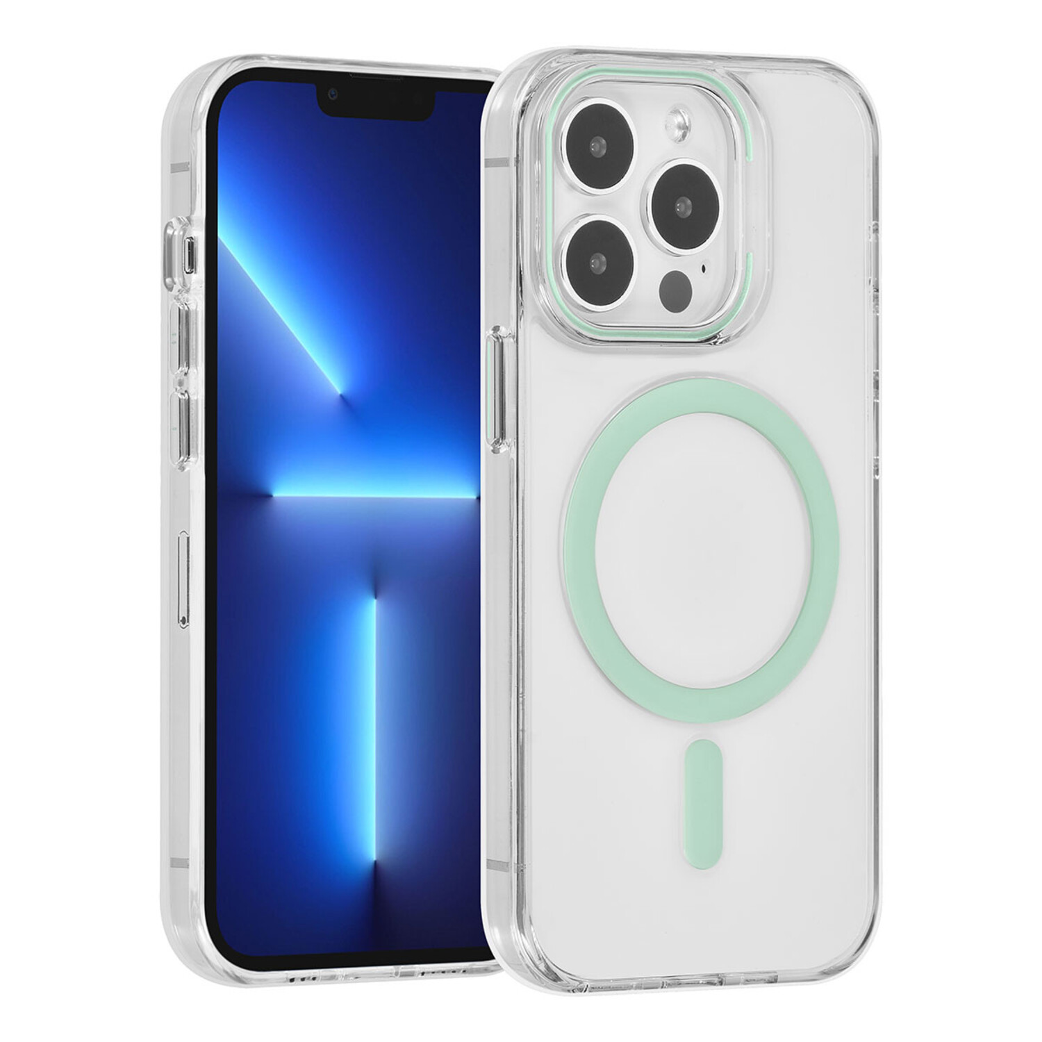 UNIQ Accessory UNIQ Accessory iPhone 13 Pro Hardcase-Rückseite - magsafe compatible - transparant - Grün