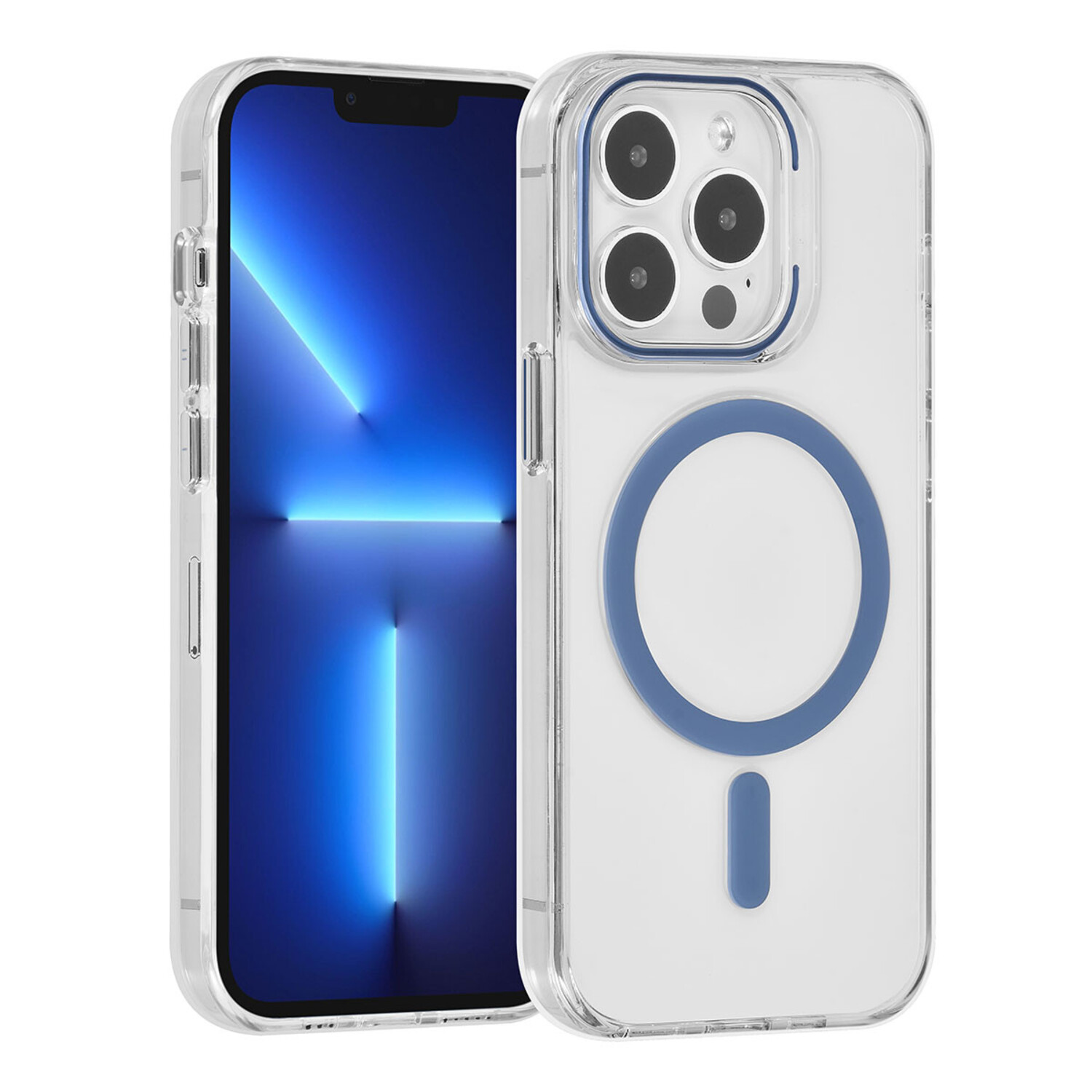 UNIQ Accessory UNIQ Accessory iPhone 13 Pro Hardcase-Rückseite - magsafe compatible - transparant - Hellblau