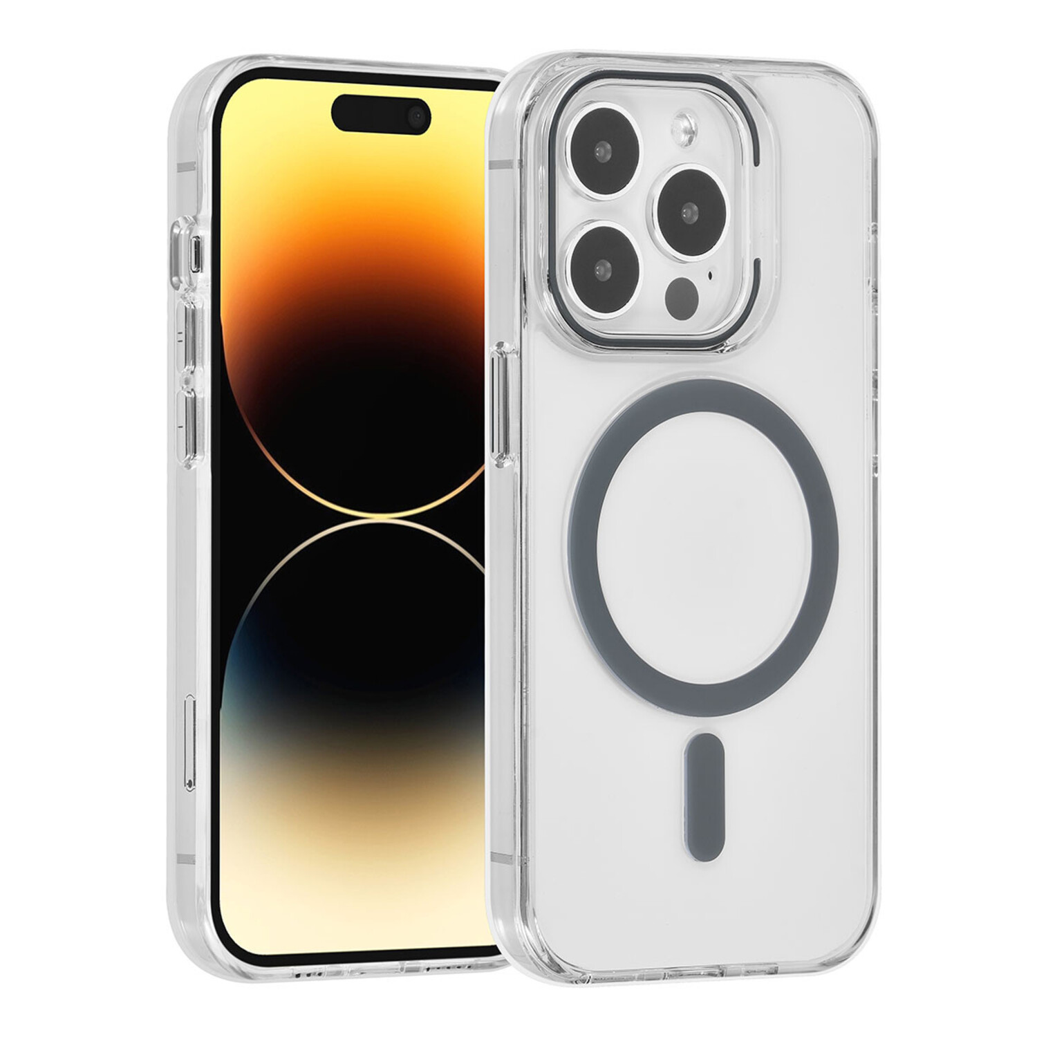 UNIQ Accessory UNIQ Accessory iPhone 14 Pro Hardcase-Rückseite - magsafe compatible - transparant - Grau