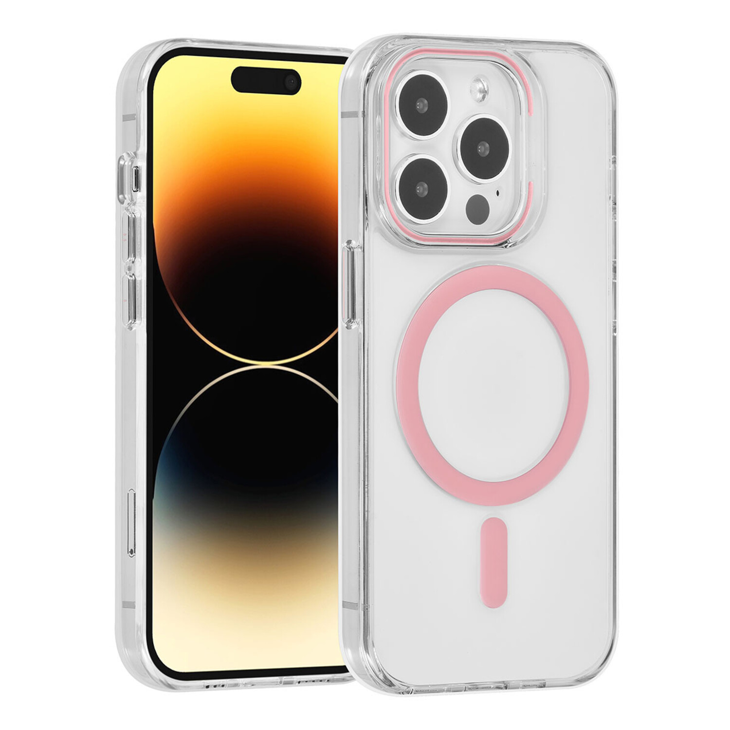 UNIQ Accessory UNIQ Accessory iPhone 14 Pro Hardcase-Rückseite - magsafe compatible - transparant - Rosa
