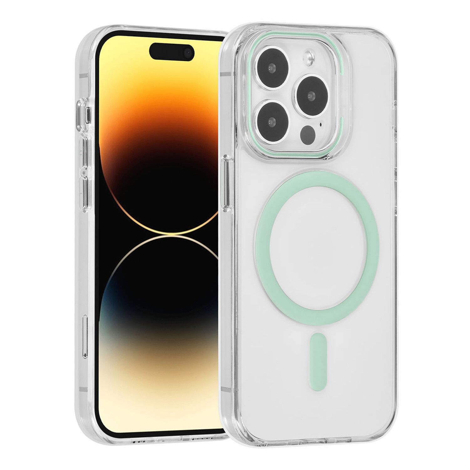 UNIQ Accessory UNIQ Accessory iPhone 14 Pro Hardcase-Rückseite - magsafe compatible - transparant - Grün