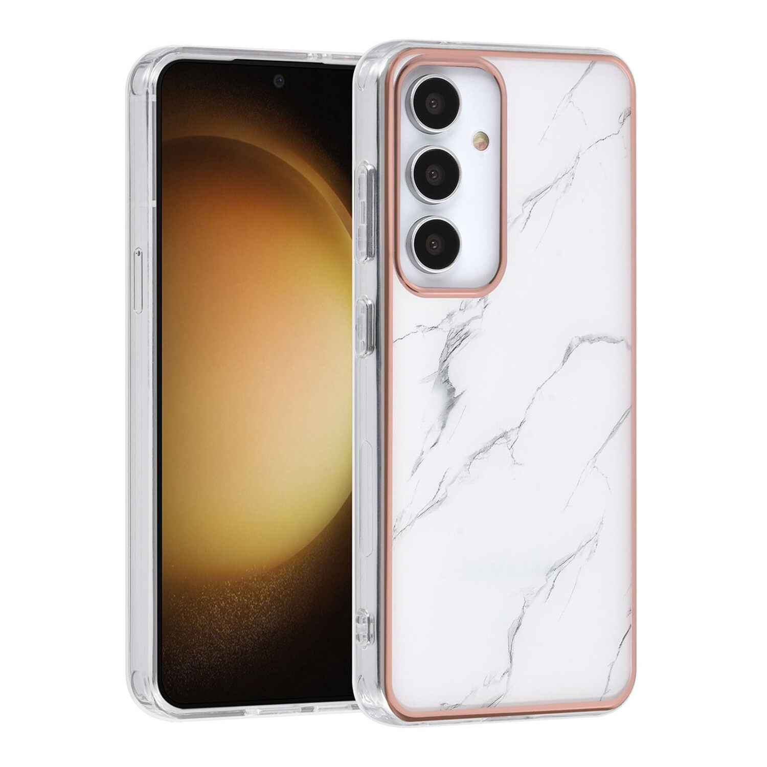 UNIQ Accessory UNIQ Accessory Galaxy S24 Back-Cover hul - Gold Line - Marble
