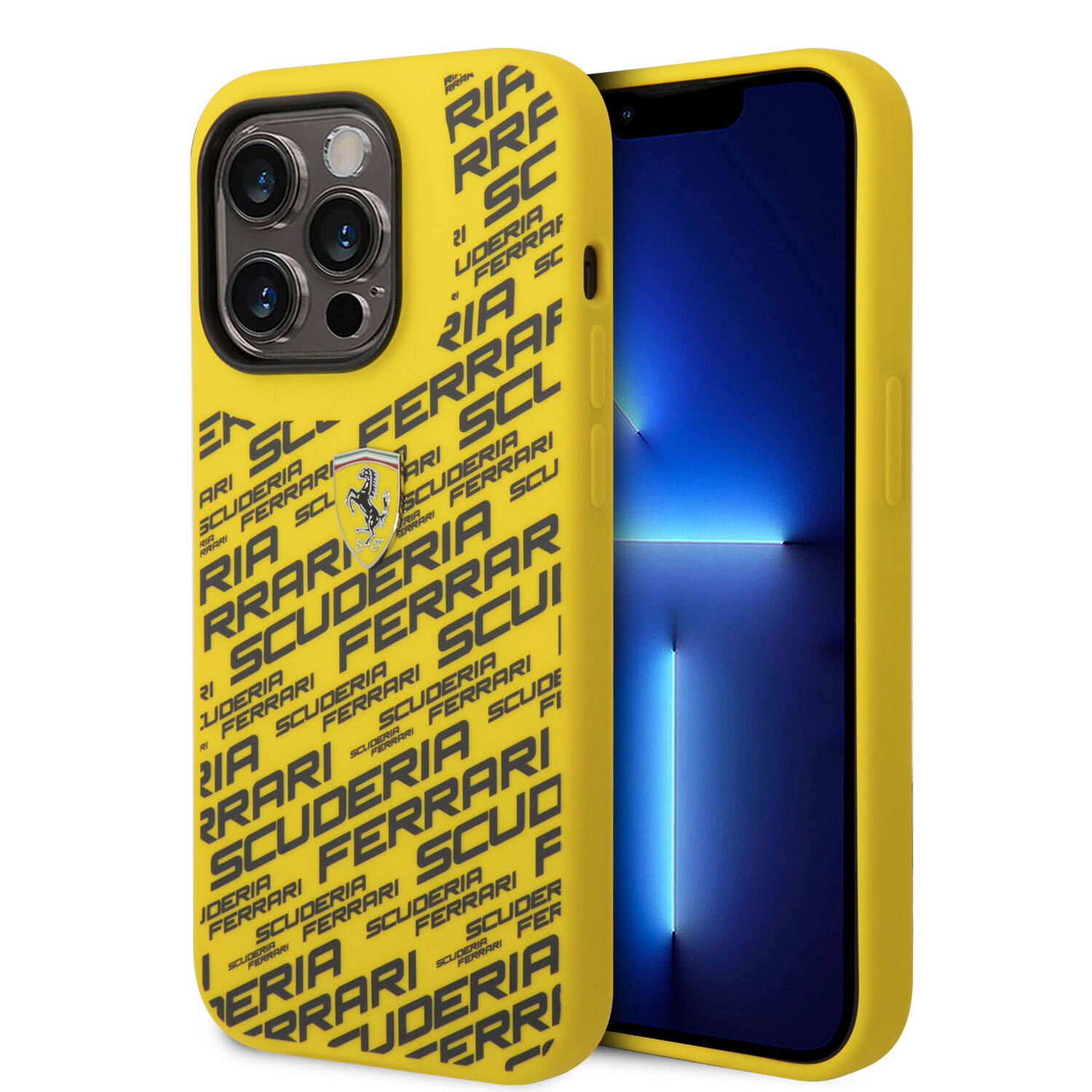 Ferrari Ferrari iPhone 14 Pro Back-Cover hul - - Gelb