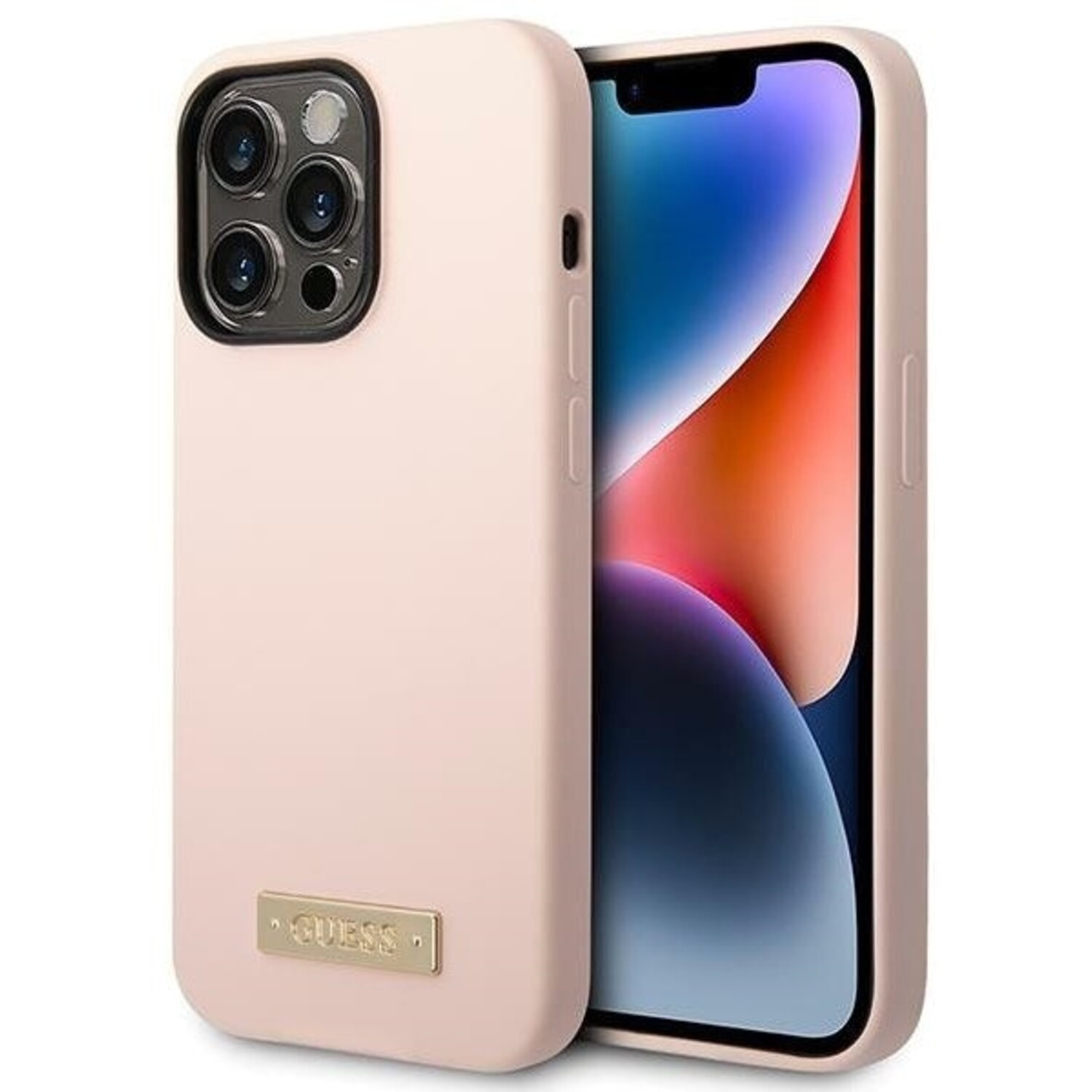 Guess Guess iPhone 14 Pro Back-Cover hul - - Rosa