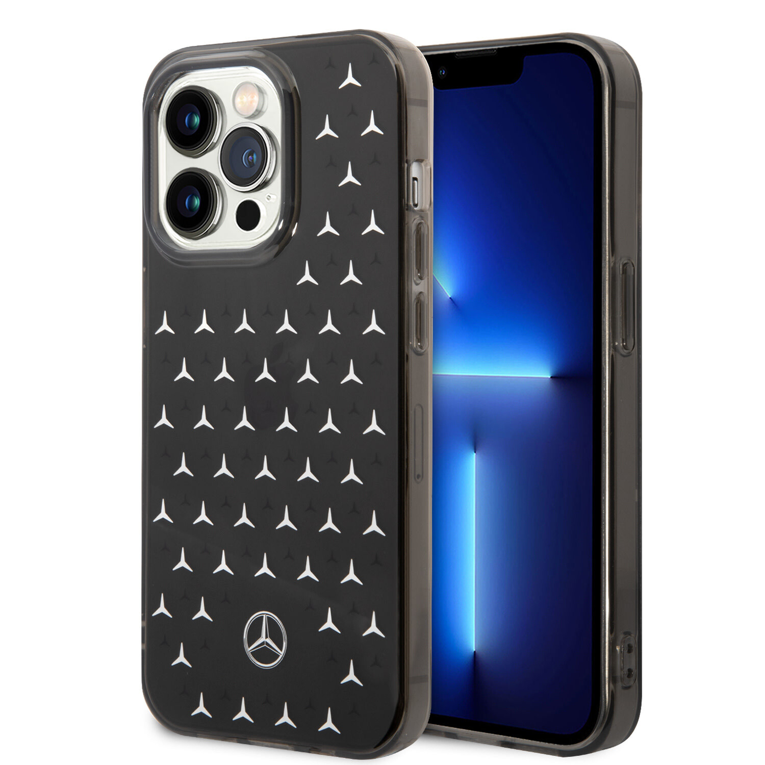Mercedes-Benz Mercedes-Benz iPhone 14 Pro Back-Cover hul - - Silber