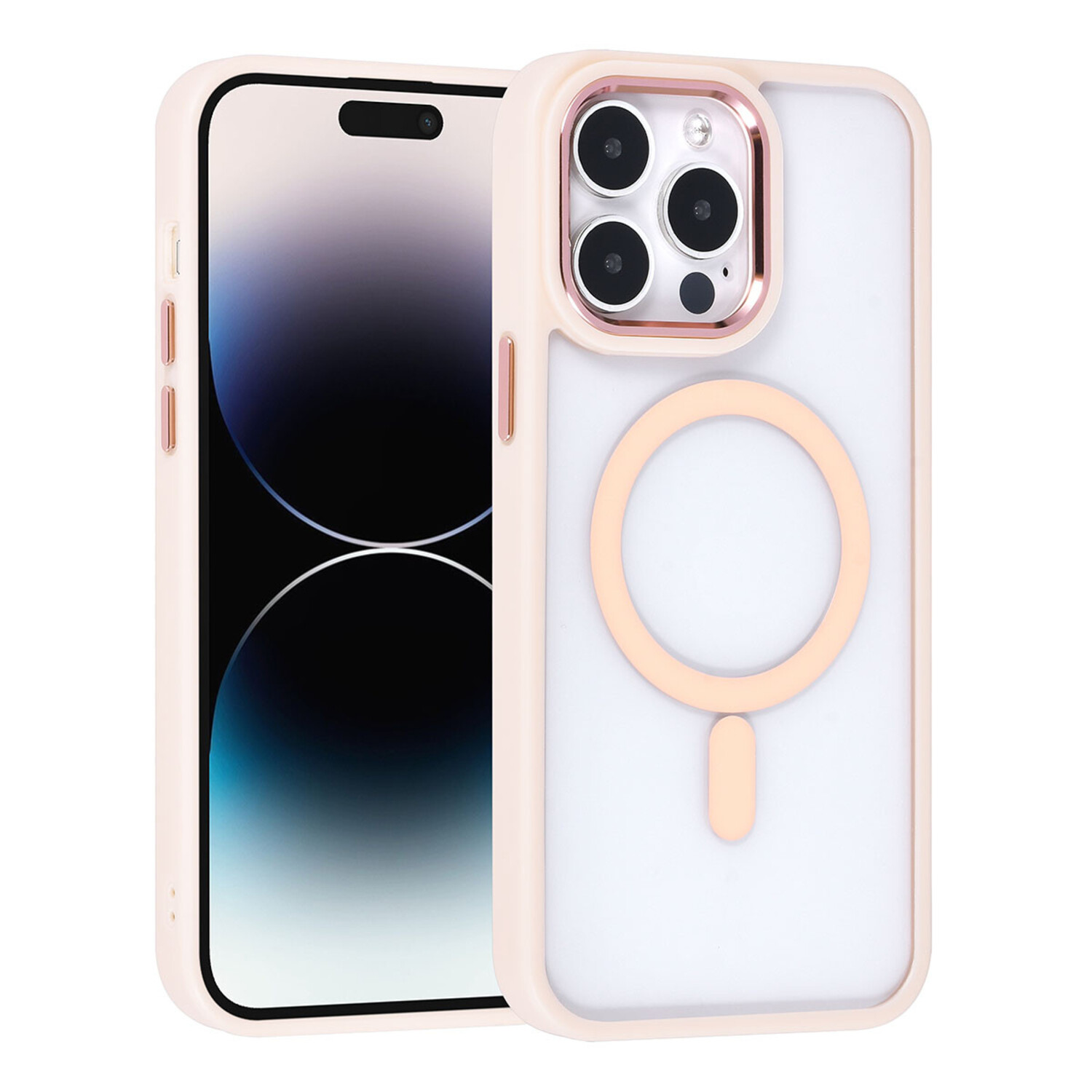UNIQ Accessory UNIQ Accessory iPhone 14 Pro Max Back-Cover hul - Magsafe - Rosa