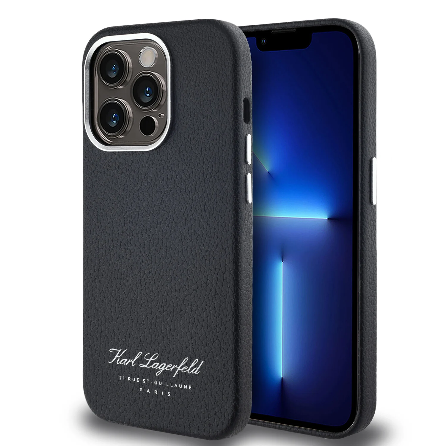 Karl Lagerfeld Karl Lagerfeld iPhone 14 Pro Max Back-Cover hul - FW pu Hotel RSG - Schwarz