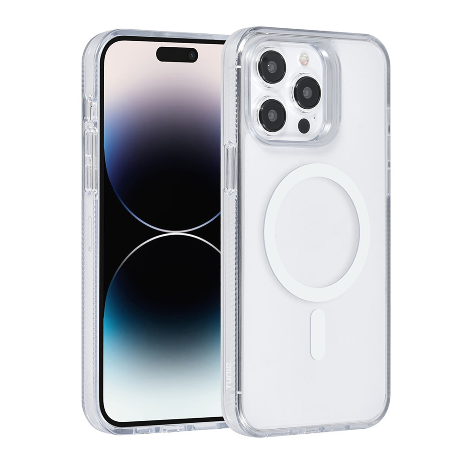 TUNIQ TUNIQ iPhone 14 Pro Max Back-Cover hul - Magsafe silicone - Weiß
