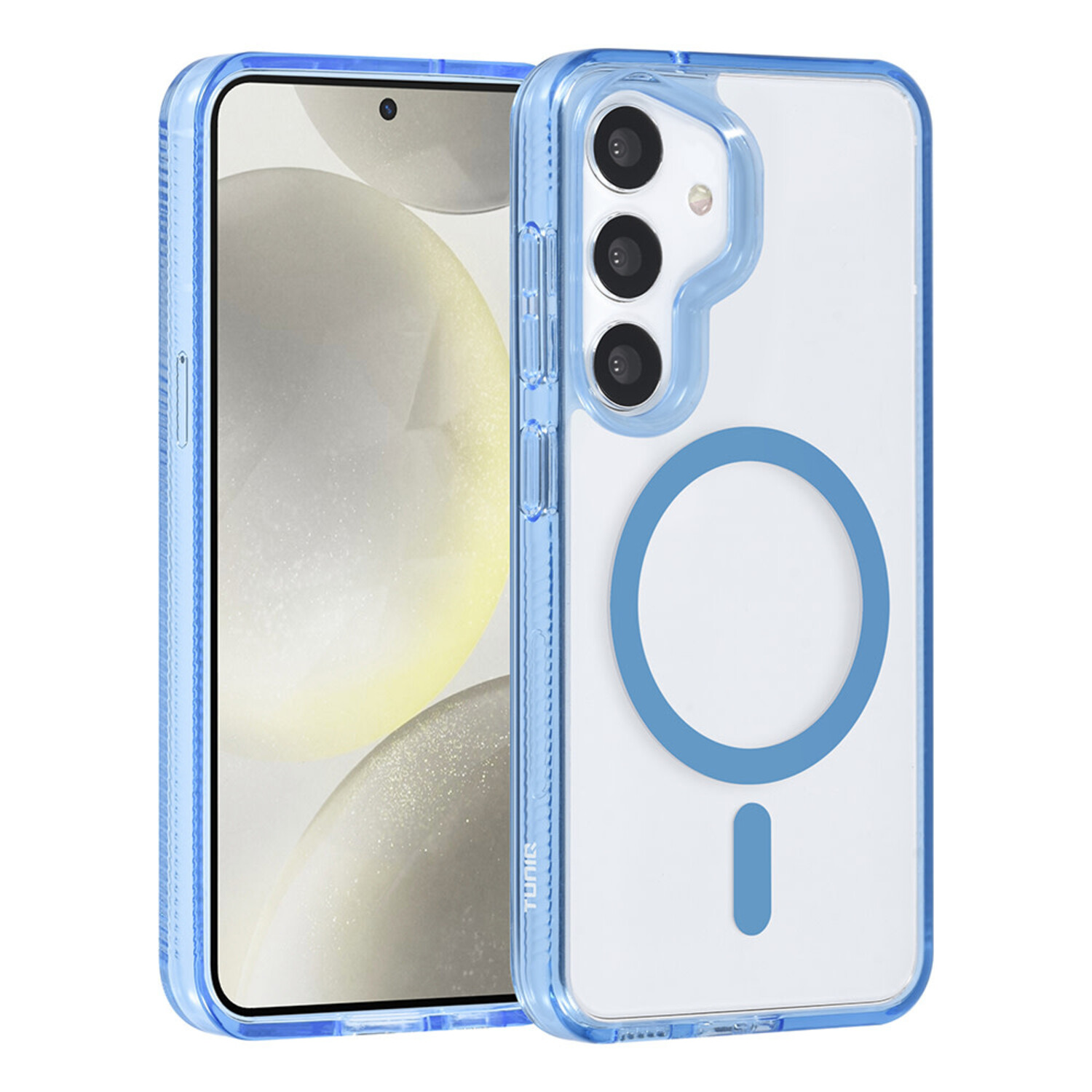 TUNIQ TUNIQ Galaxy S24 Back-Cover hul - Magsafe silicone - Blau