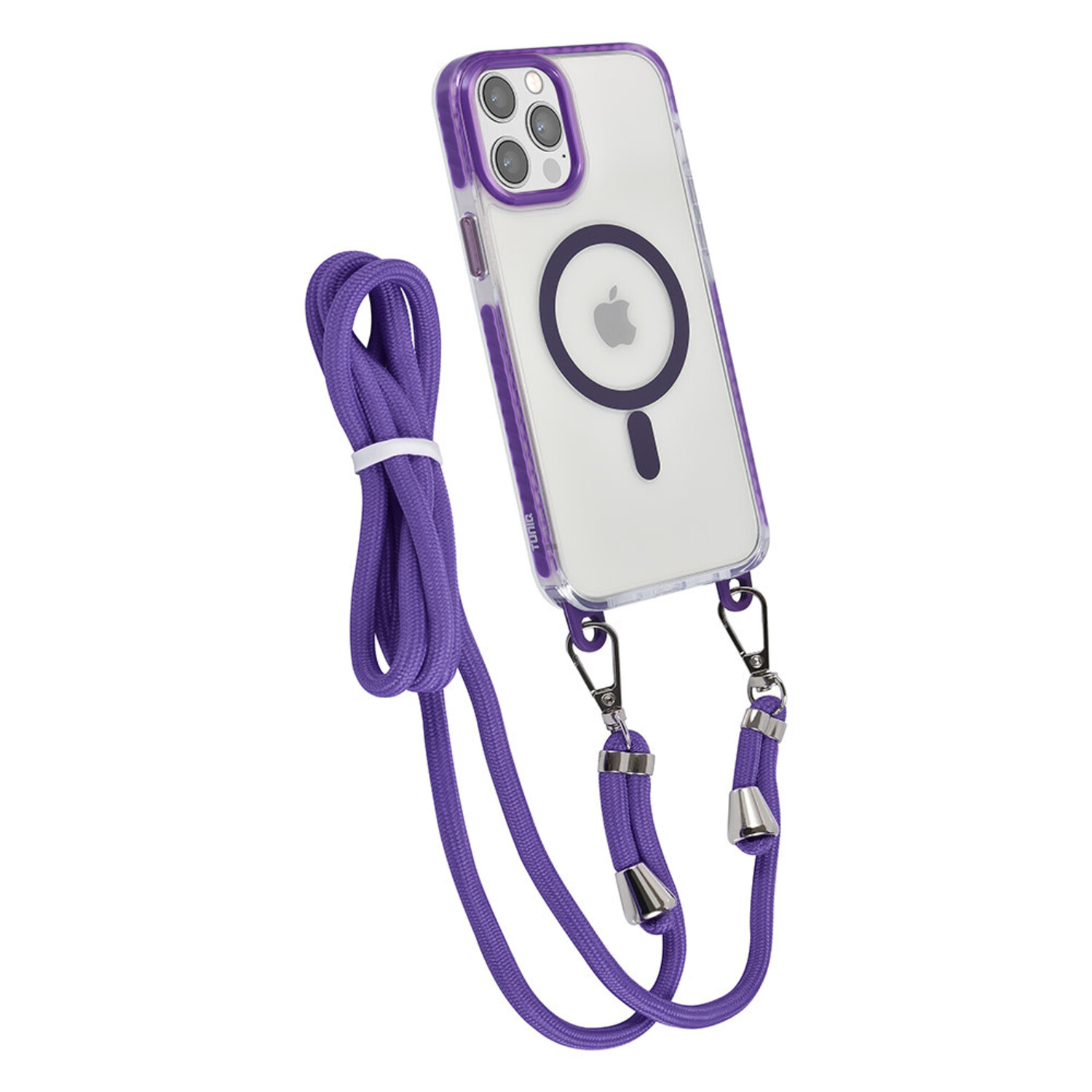 TUNIQ TUNIQ iPhone 12 Pro Max Back-Cover hul - neck cord - magsafe - Lila