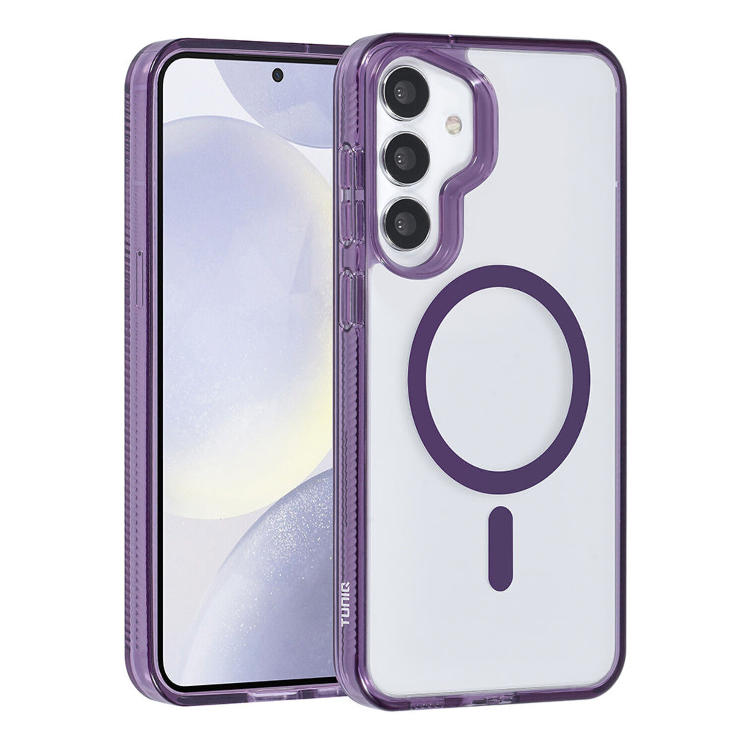 TUNIQ TUNIQ Galaxy S24 Plus Back-Cover hul - Magsafe silicone - Lila