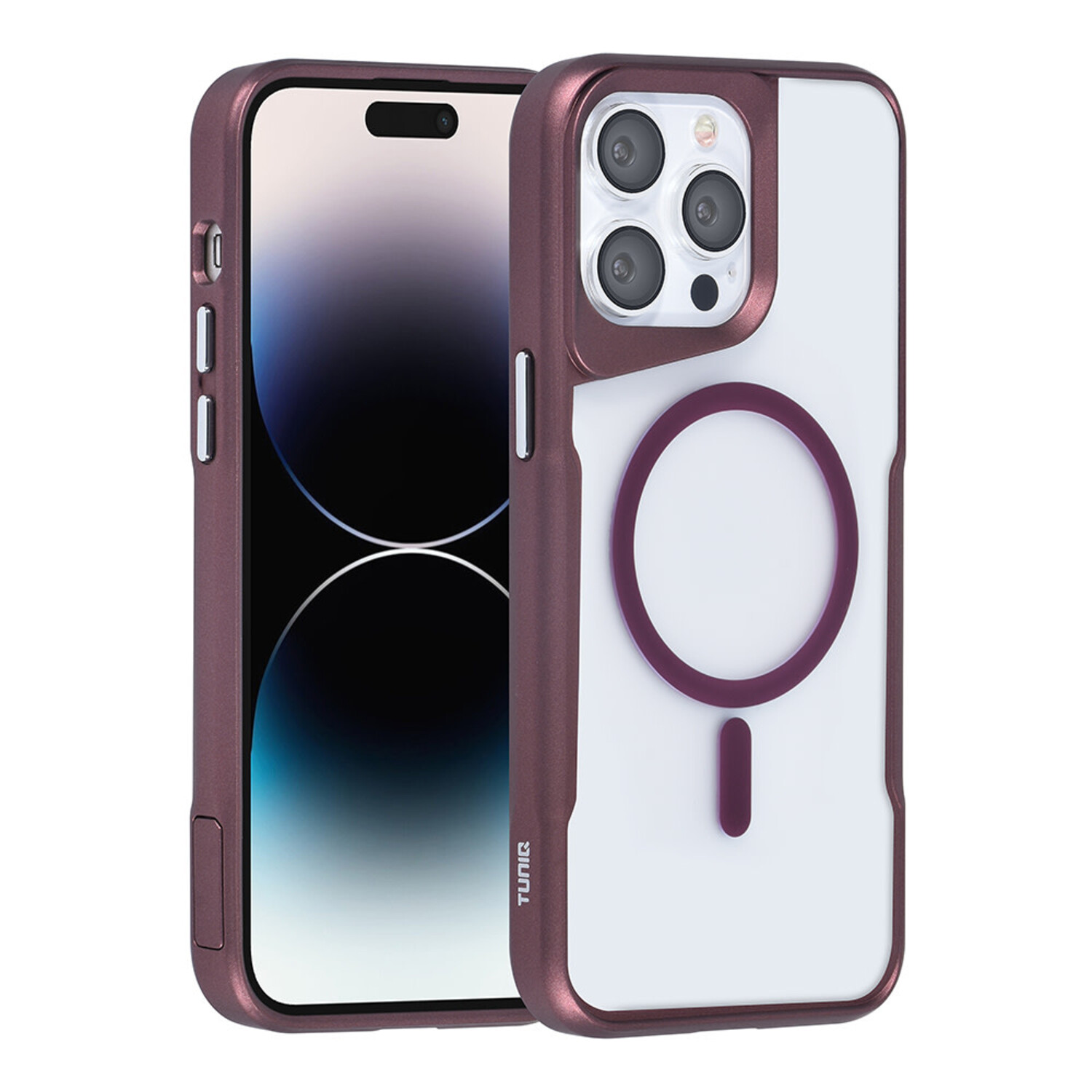 TUNIQ TUNIQ iPhone 14 Pro Max Back-Cover hul - Magsafe silicone - Rot