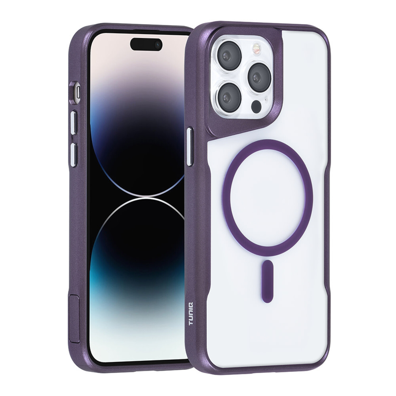 TUNIQ TUNIQ iPhone 14 Pro Max Back-Cover hul - Magsafe silicone - Lila