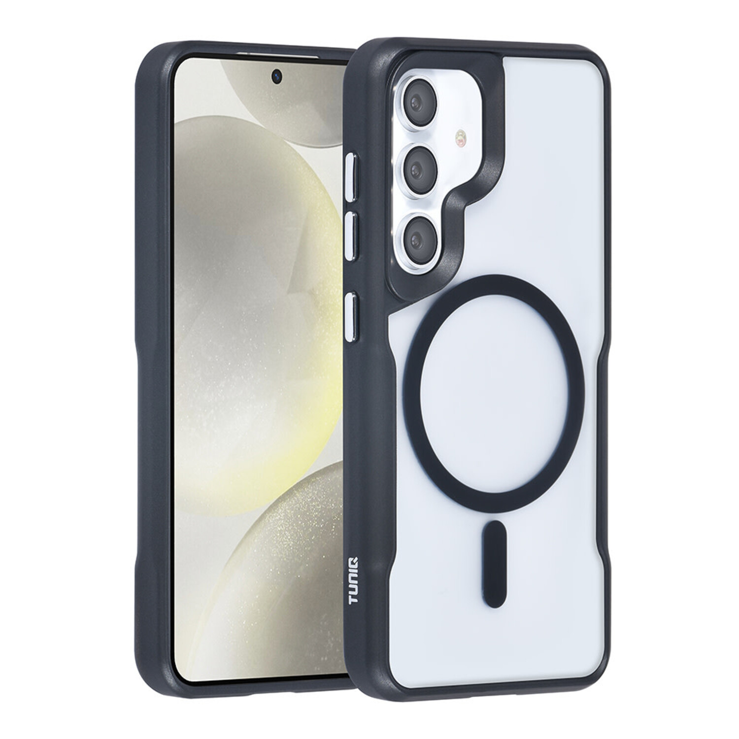 TUNIQ TUNIQ Galaxy S24 Back-Cover hul - Magsafe silicone - Schwarz