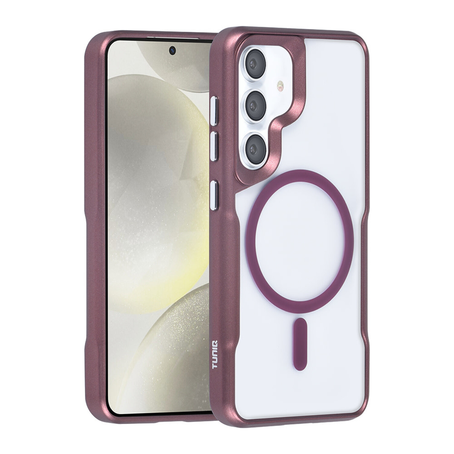 TUNIQ TUNIQ Galaxy S24 Back-Cover hul - Magsafe silicone - Rot