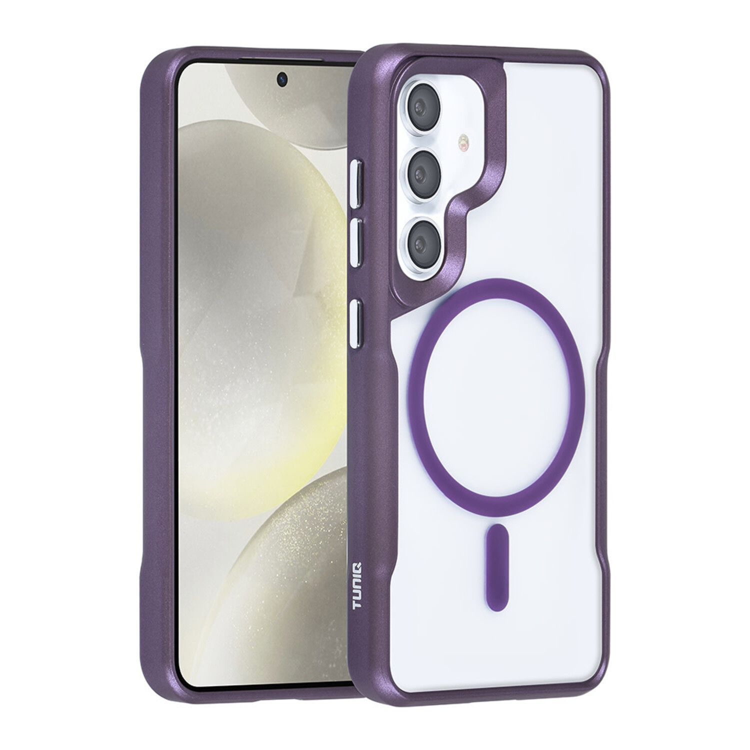 TUNIQ TUNIQ Galaxy S24 Back-Cover hul - Magsafe silicone - Lila