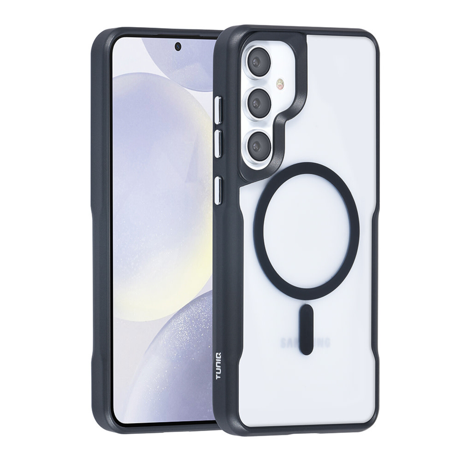 TUNIQ TUNIQ Galaxy S24 Plus Back-Cover hul - Magsafe silicone - Schwarz