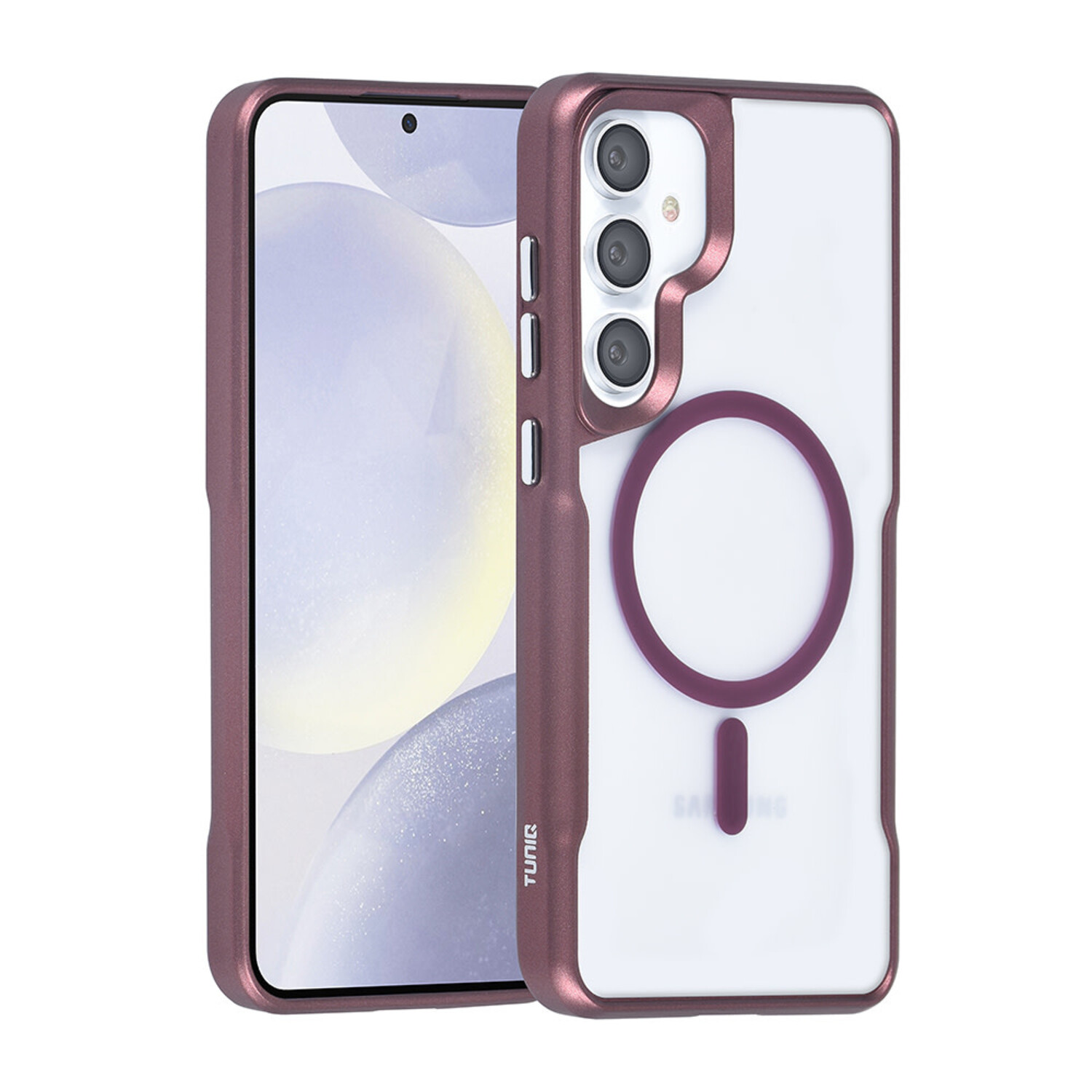 TUNIQ TUNIQ Galaxy S24 Plus Back-Cover hul - Magsafe silicone - Rot