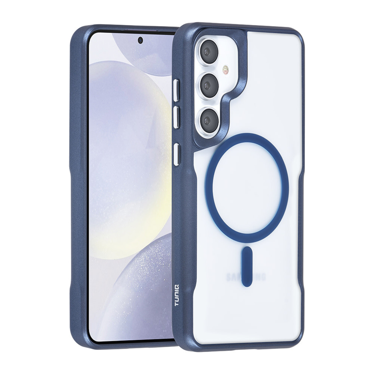 TUNIQ TUNIQ Galaxy S24 Plus Back-Cover hul - Magsafe silicone - Dunkelblau