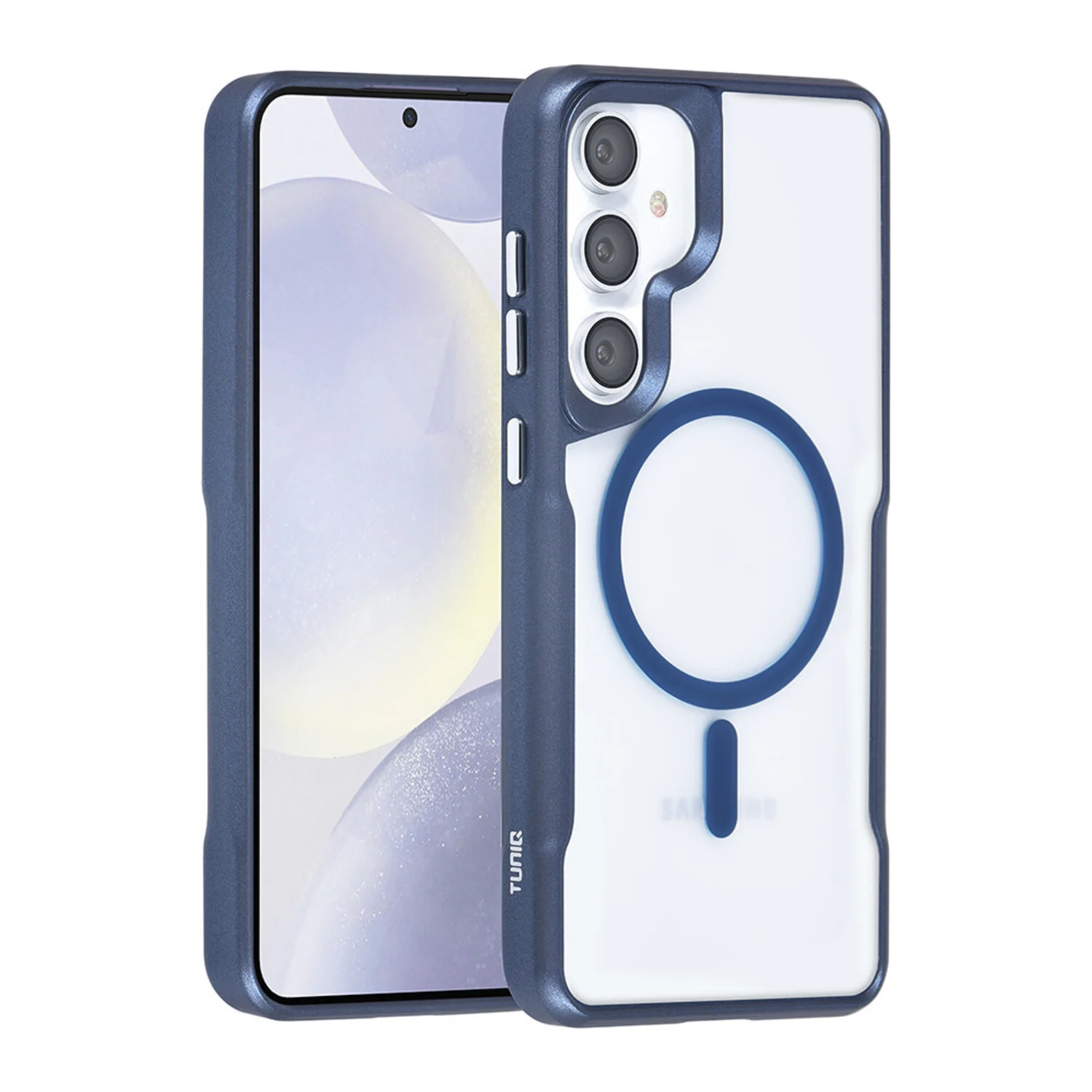 TUNIQ TUNIQ Galaxy S24 Plus Back-Cover hul - Magsafe silicone - Dunkelblau