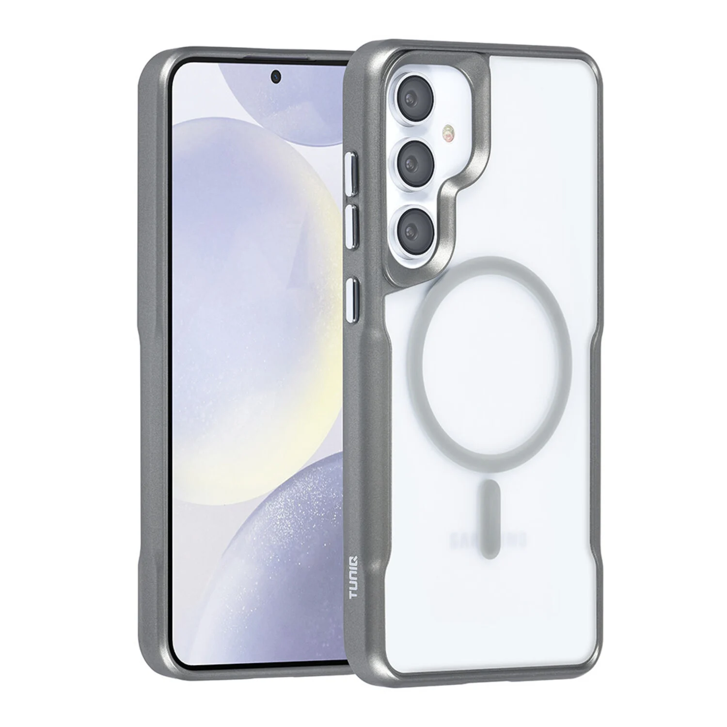TUNIQ TUNIQ Galaxy S24 Plus Back-Cover hul - Magsafe silicone - Grau