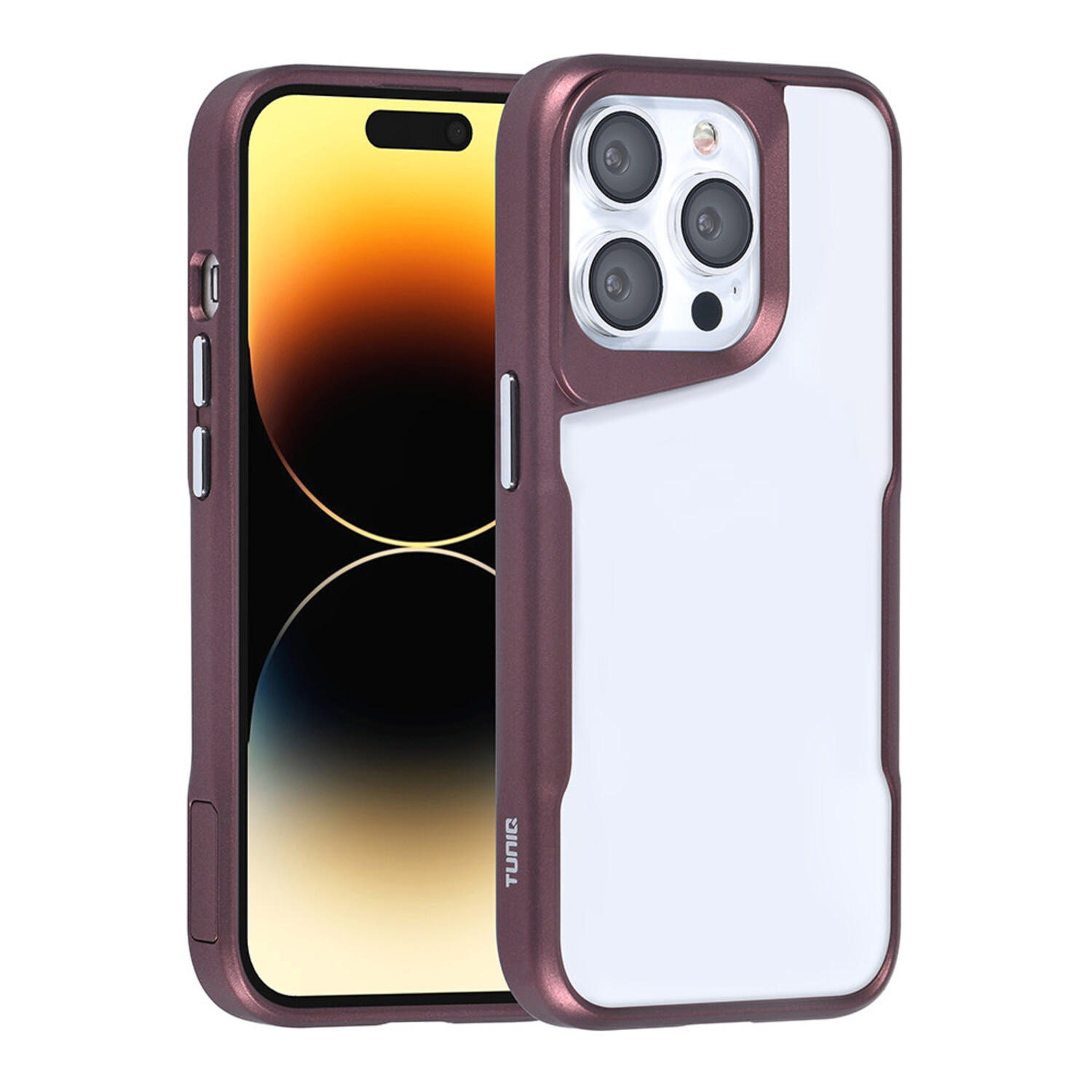 TUNIQ TUNIQ iPhone 14 Pro Back-Cover hul - Silicone - Rot