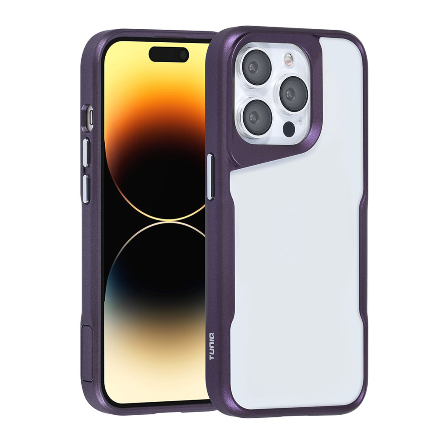 TUNIQ TUNIQ iPhone 14 Pro Back-Cover hul - Silicone - Lila