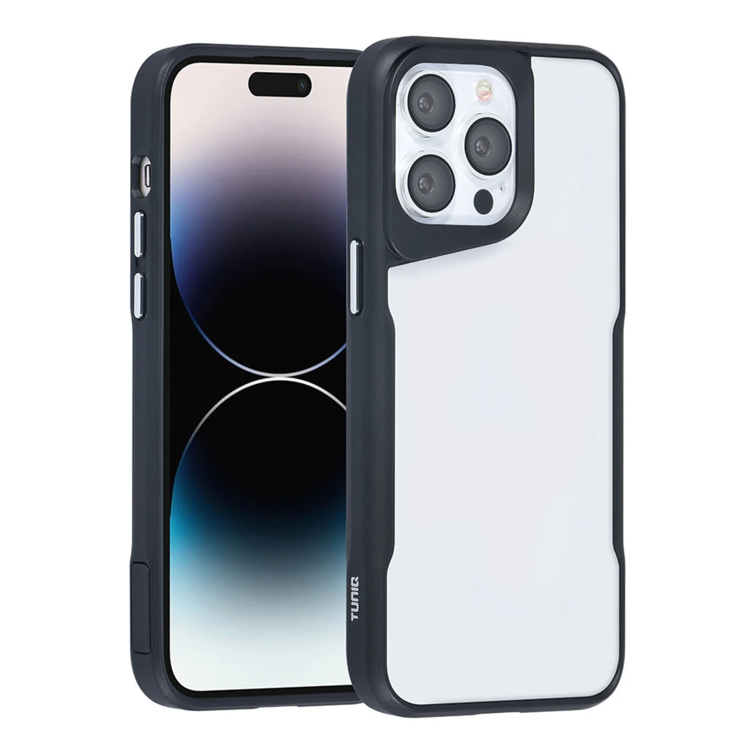 TUNIQ TUNIQ iPhone 14 Pro Max Back-Cover hul - Silicone - Schwarz