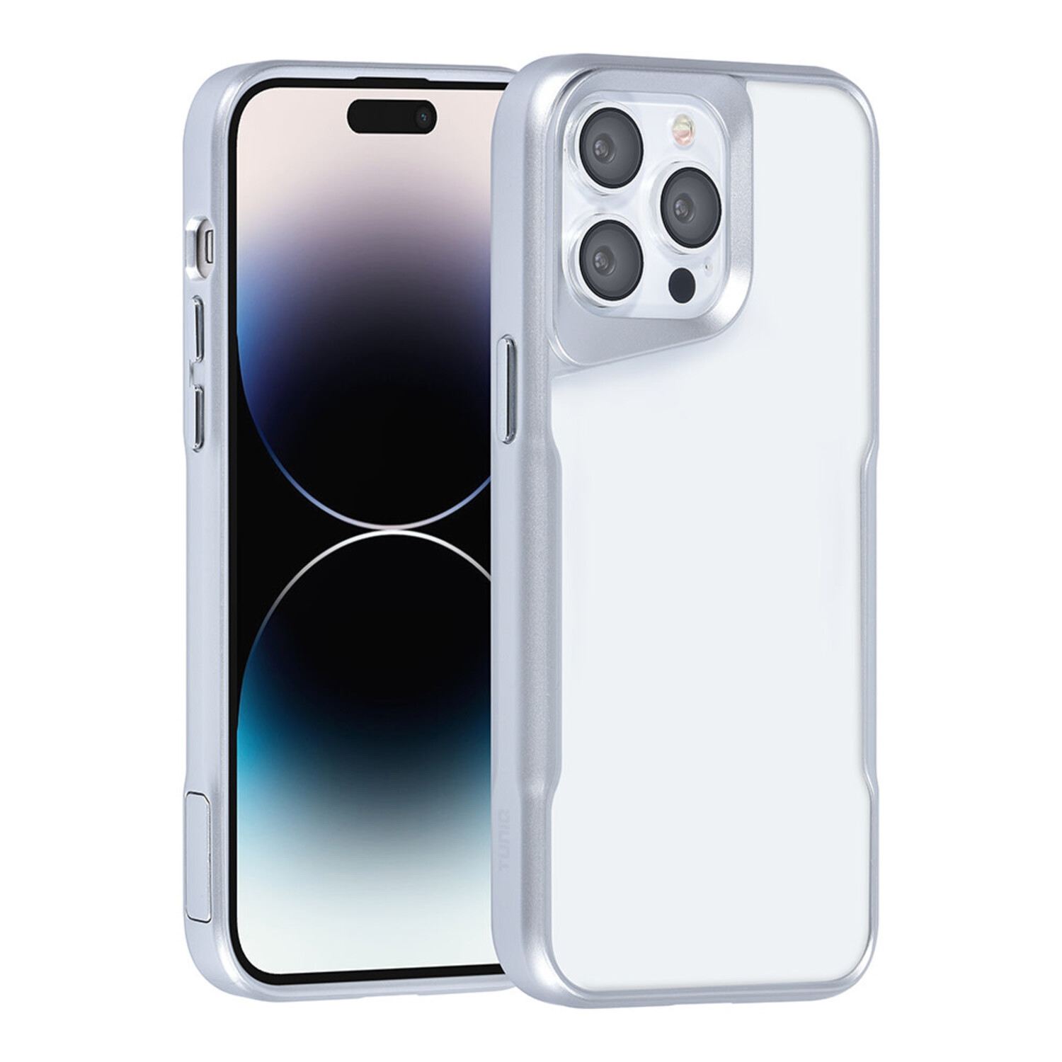 TUNIQ TUNIQ iPhone 14 Pro Max Back-Cover hul - Silicone - Silber