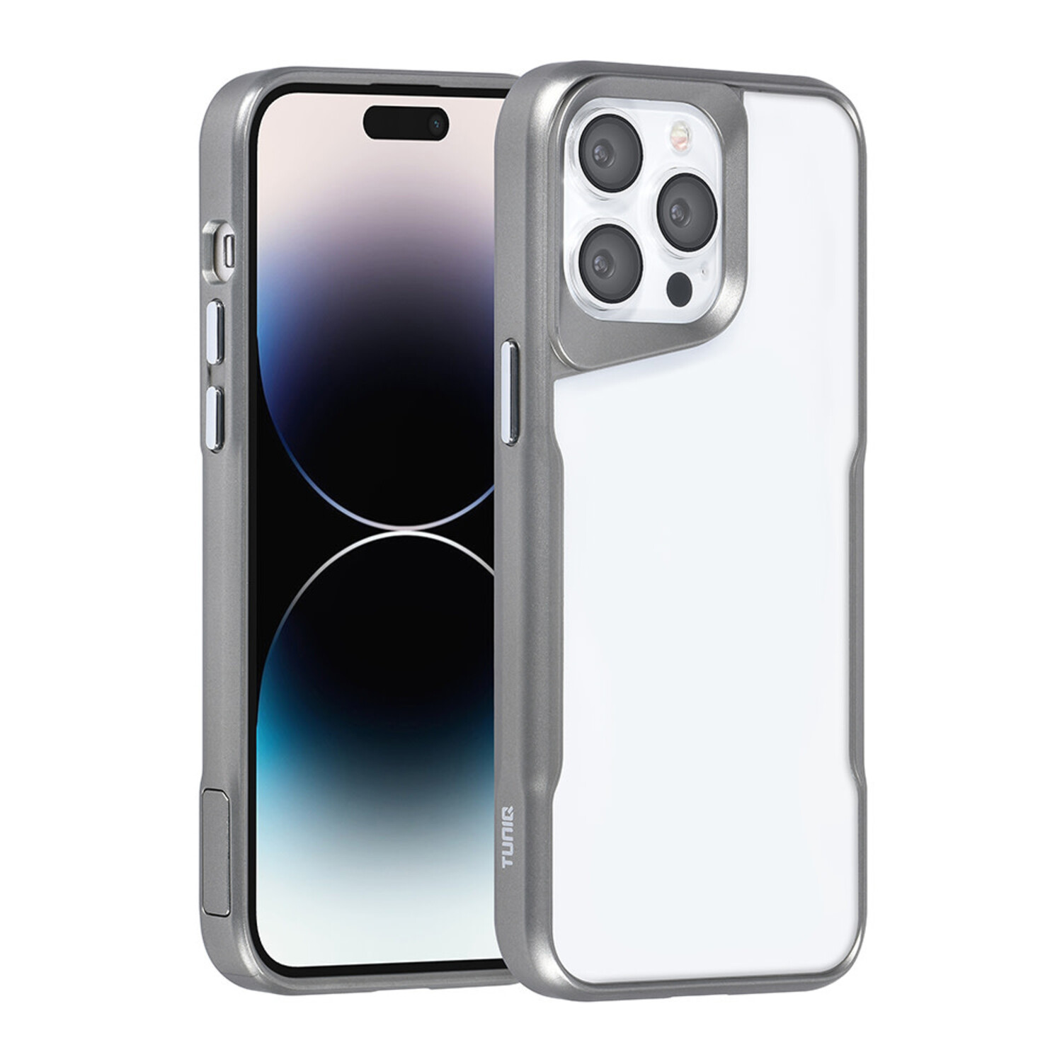 TUNIQ TUNIQ iPhone 14 Pro Max Back-Cover hul - Silicone - Grau