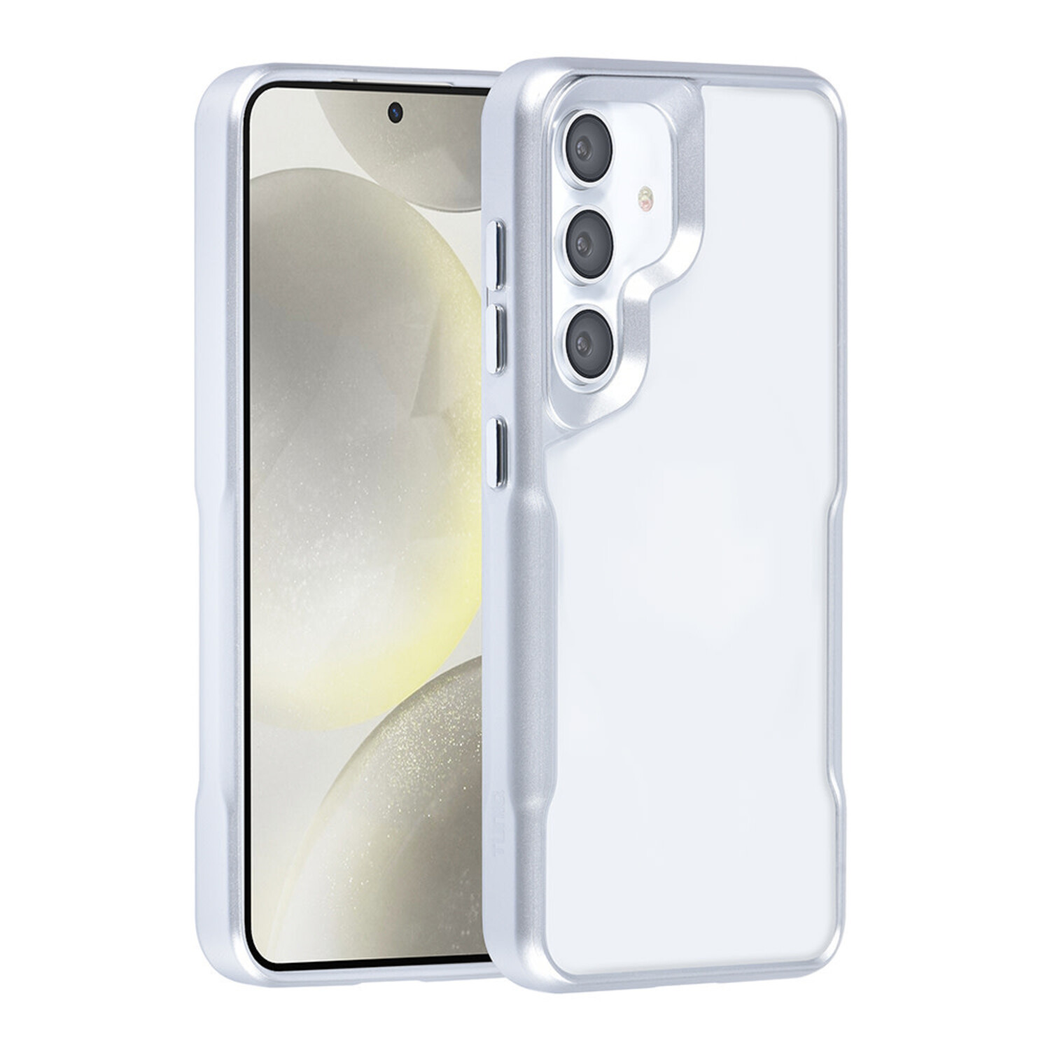 TUNIQ TUNIQ Galaxy S24 Back-Cover hul - Silicone - Silber