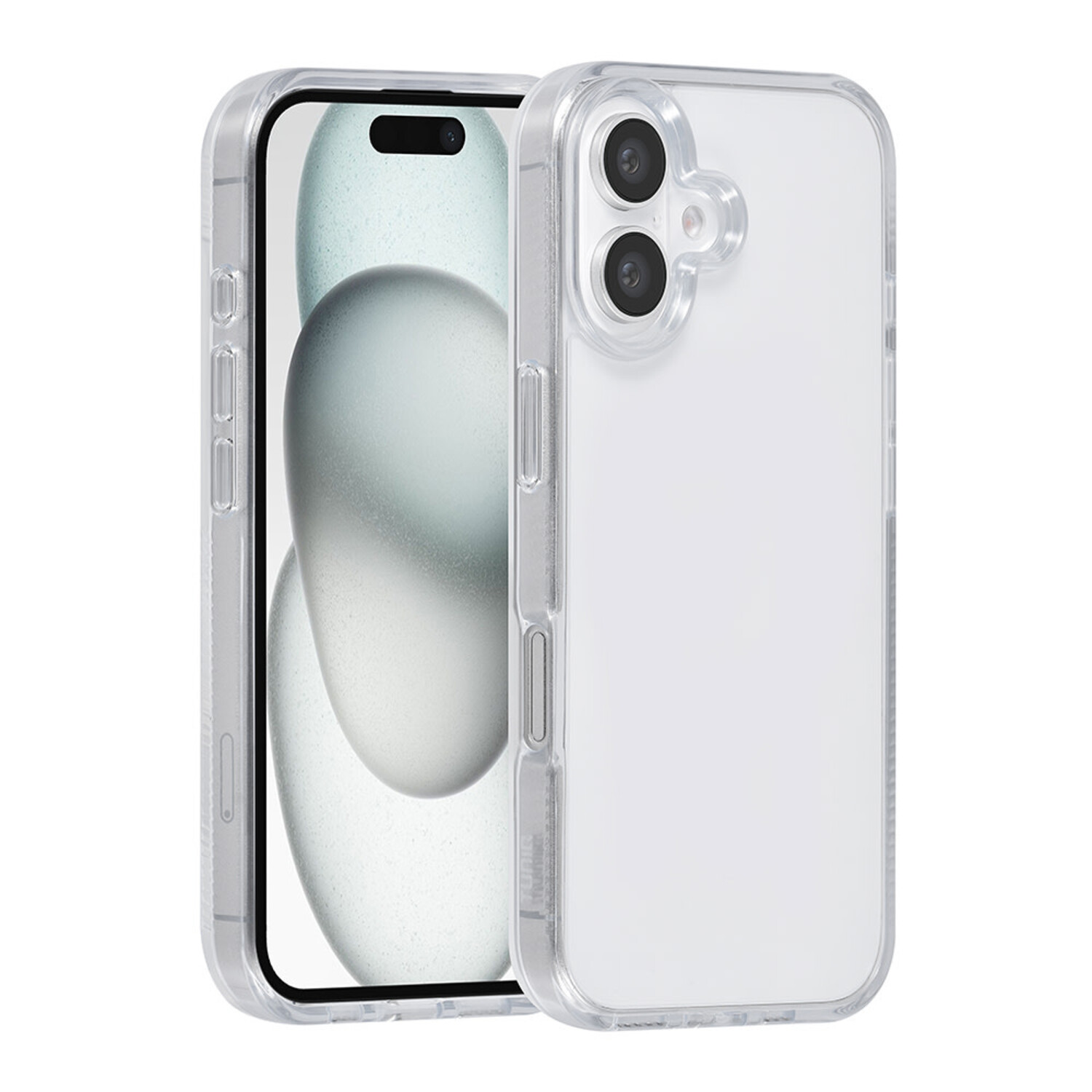 TUNIQ TUNIQ iPhone 16 Back-Cover hul - Silicone - Weiß