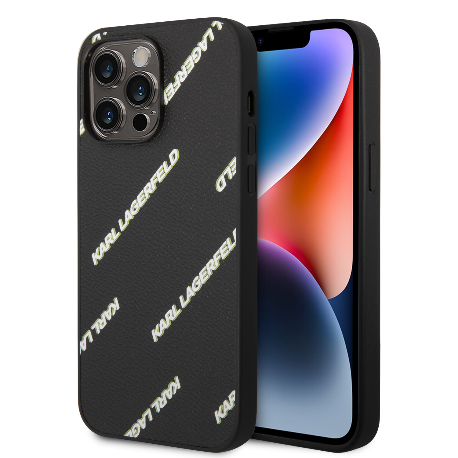 Karl Lagerfeld Karl Lagerfeld iPhone 14 Pro Max Back-Cover hul - Logomania - Schwarz