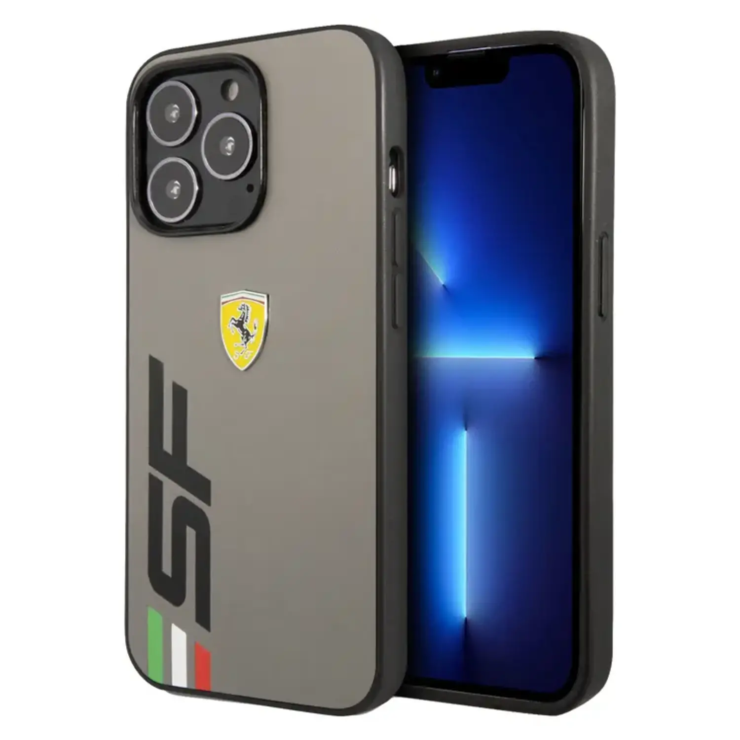 Ferrari Ferrari iPhone 13 Pro Back-Cover hul - SF Logo - Grau
