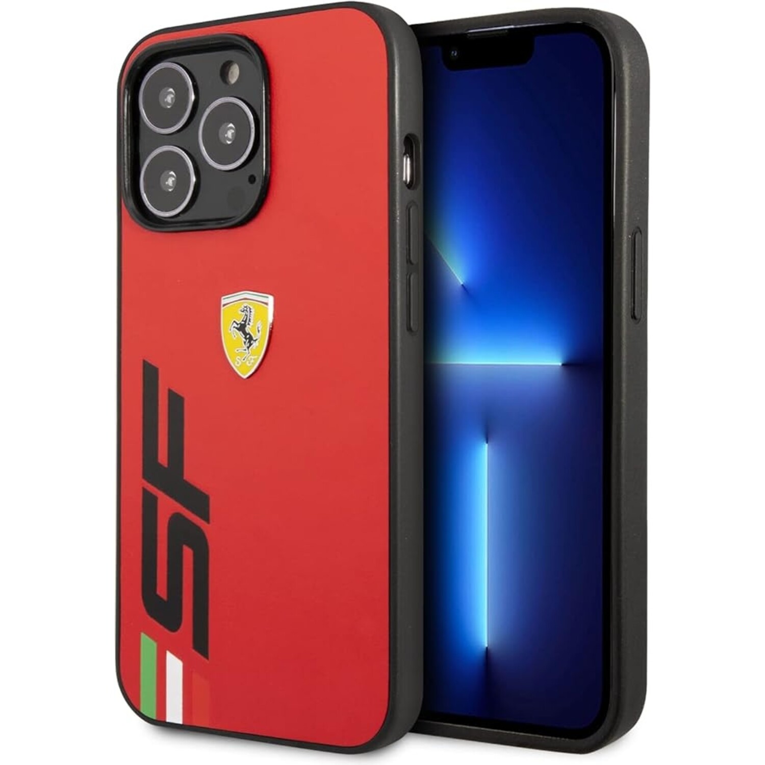 Ferrari Ferrari iPhone 13 Pro Back-Cover hul - SF Logo - Rot