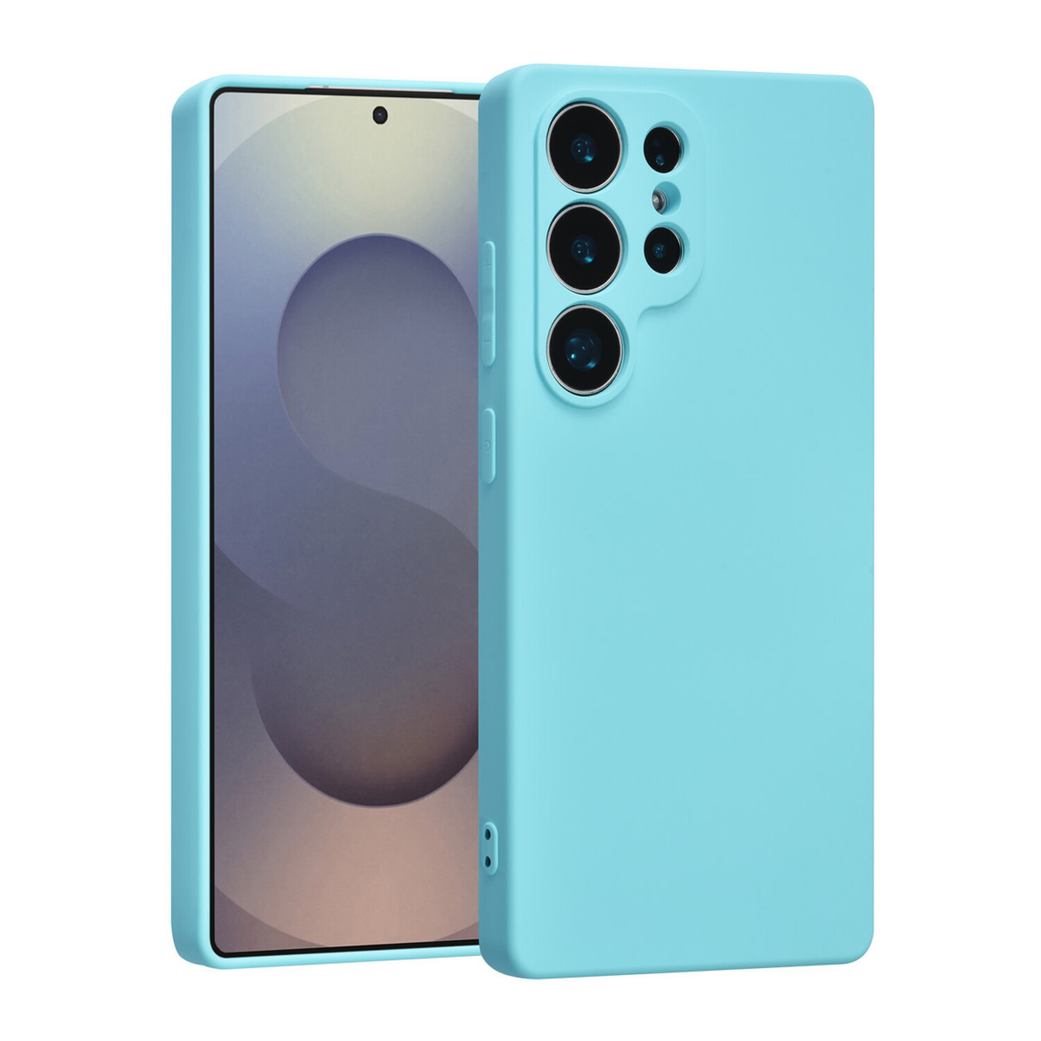 TUNIQ TUNIQ Galaxy S25 Ultra Back-Cover hul - Korallenblau