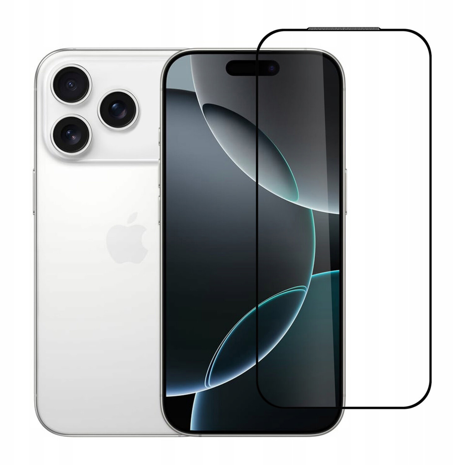 TUNIQ Box of 10 -  TUNIQ iPhone 17 Pro Display Schutzglas - 10D Full Coverage Displayschutzfolie - Schwarze Rand