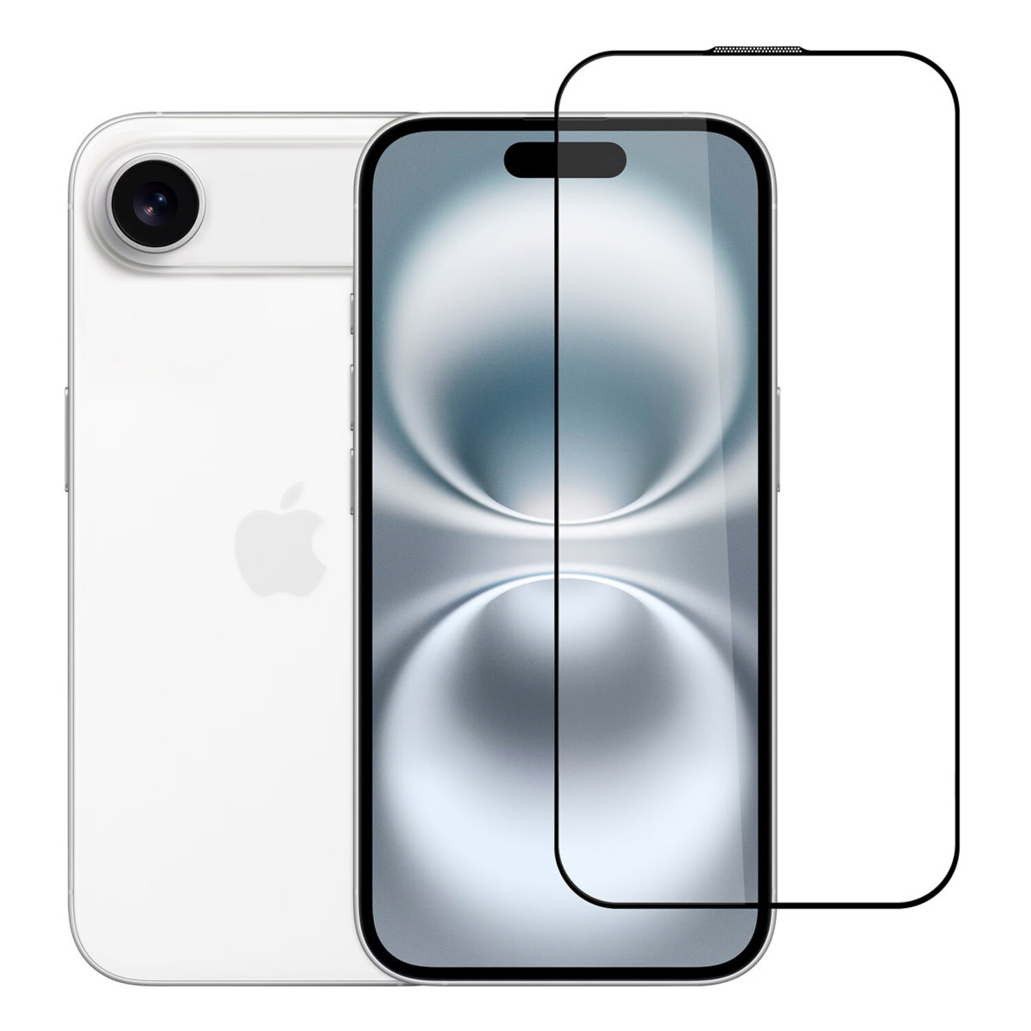 TUNIQ Box of 10 -  TUNIQ iPhone 17 Air Display Schutzglas - 10D Full Coverage Displayschutzfolie - Schwarze Rand