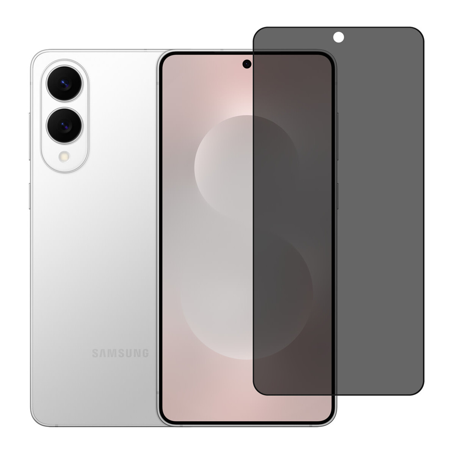 TUNIQ box of 10 -  TUNIQ Galaxy S25 Edge Display Schutzglas - Privacy Glass - Schwarz
